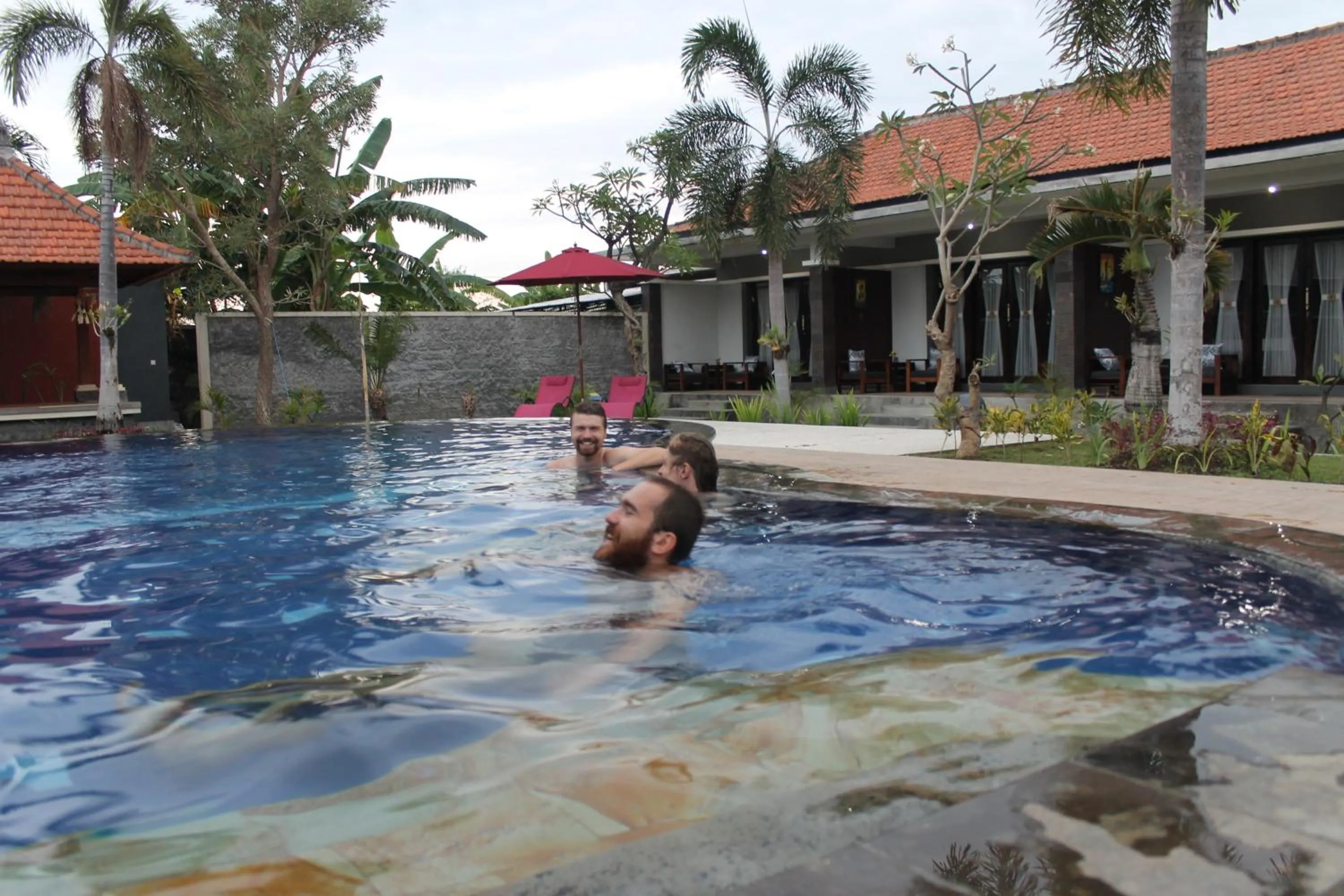 Swimming pool in Prabhu Suites