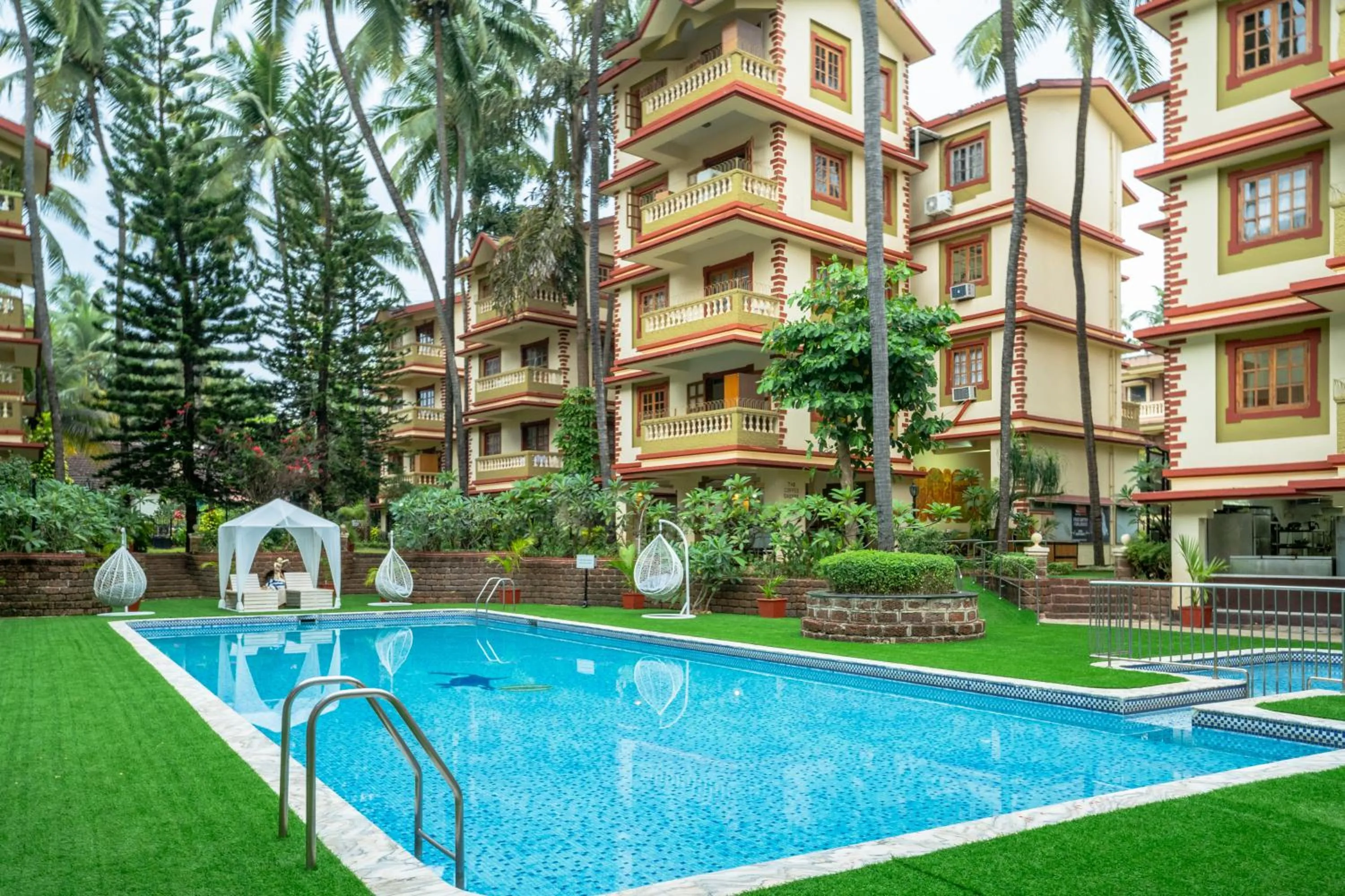 Property building in Lillywoods Highland Beach Resort- Candolim
