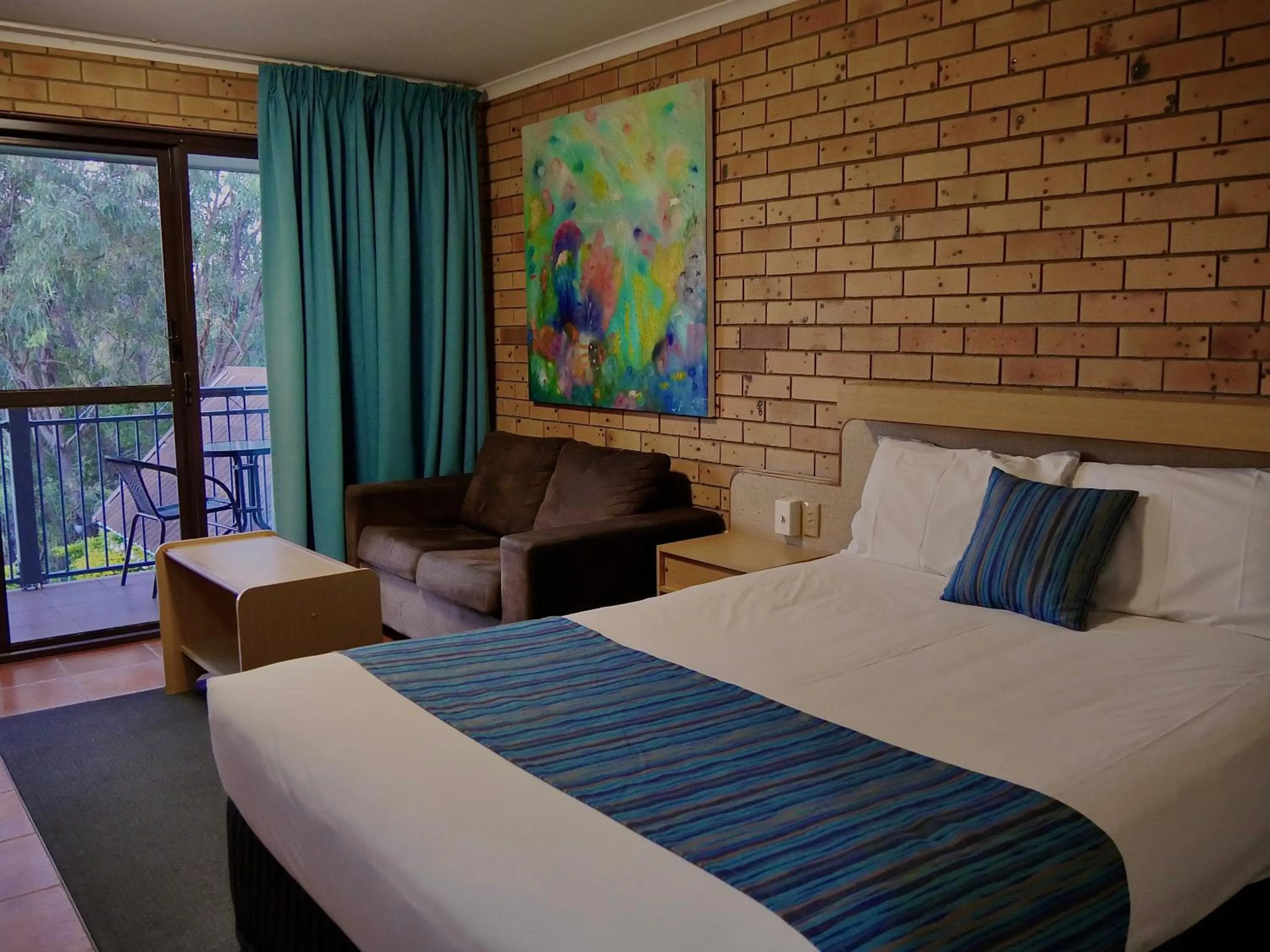 Bed in Tannum On The Beach Motel