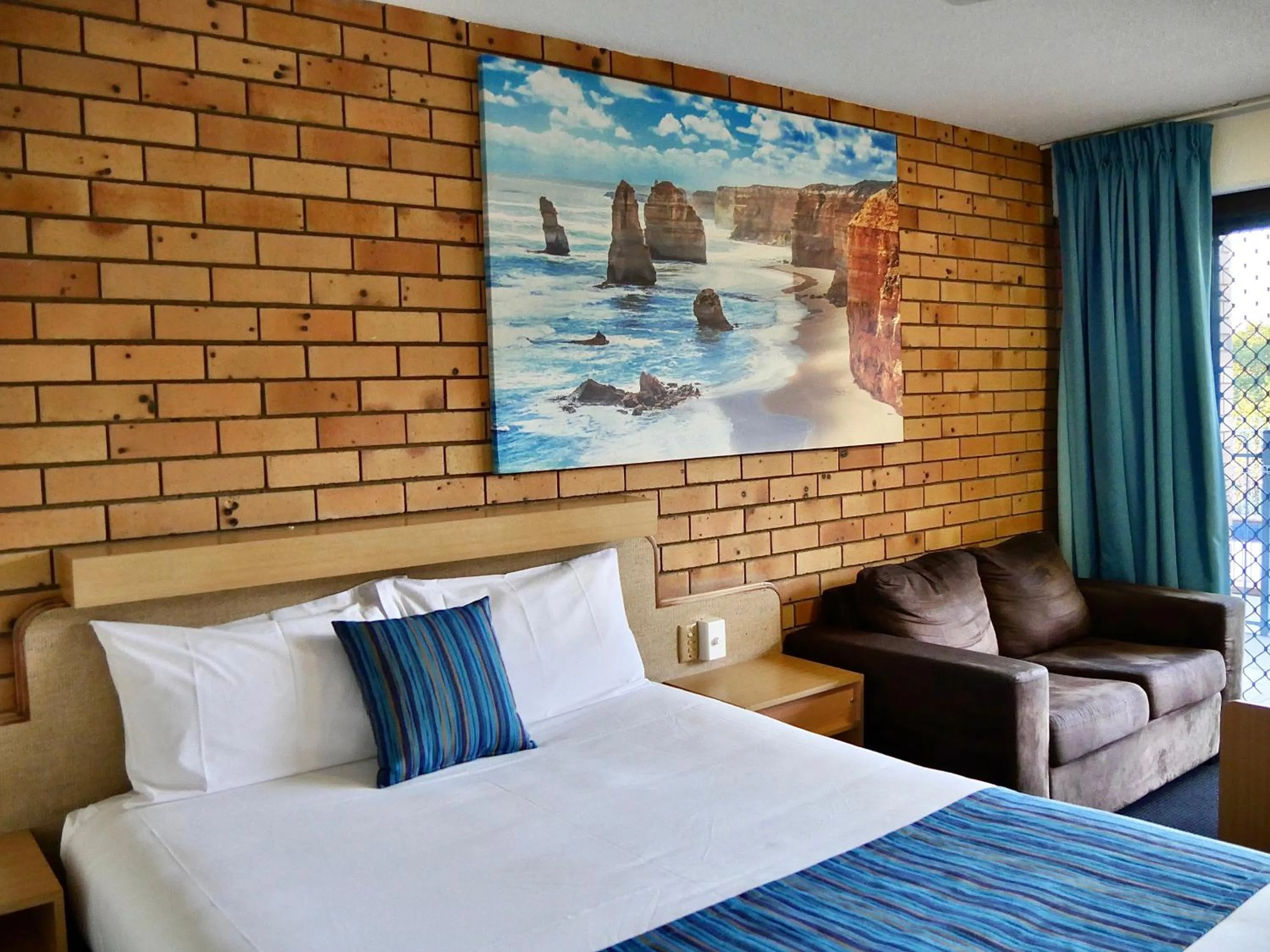 Bed in Tannum On The Beach Motel