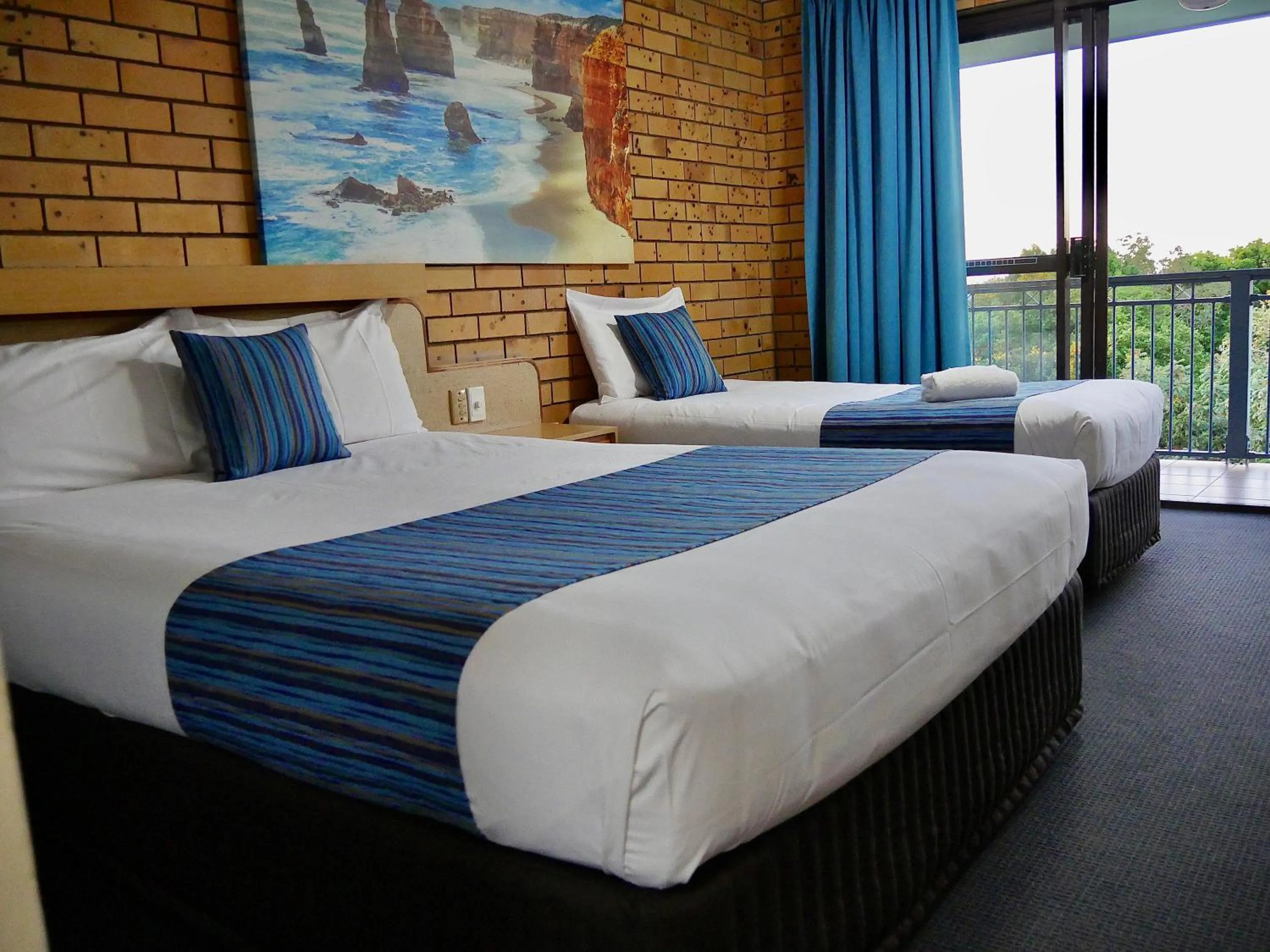 Bed in Tannum On The Beach Motel