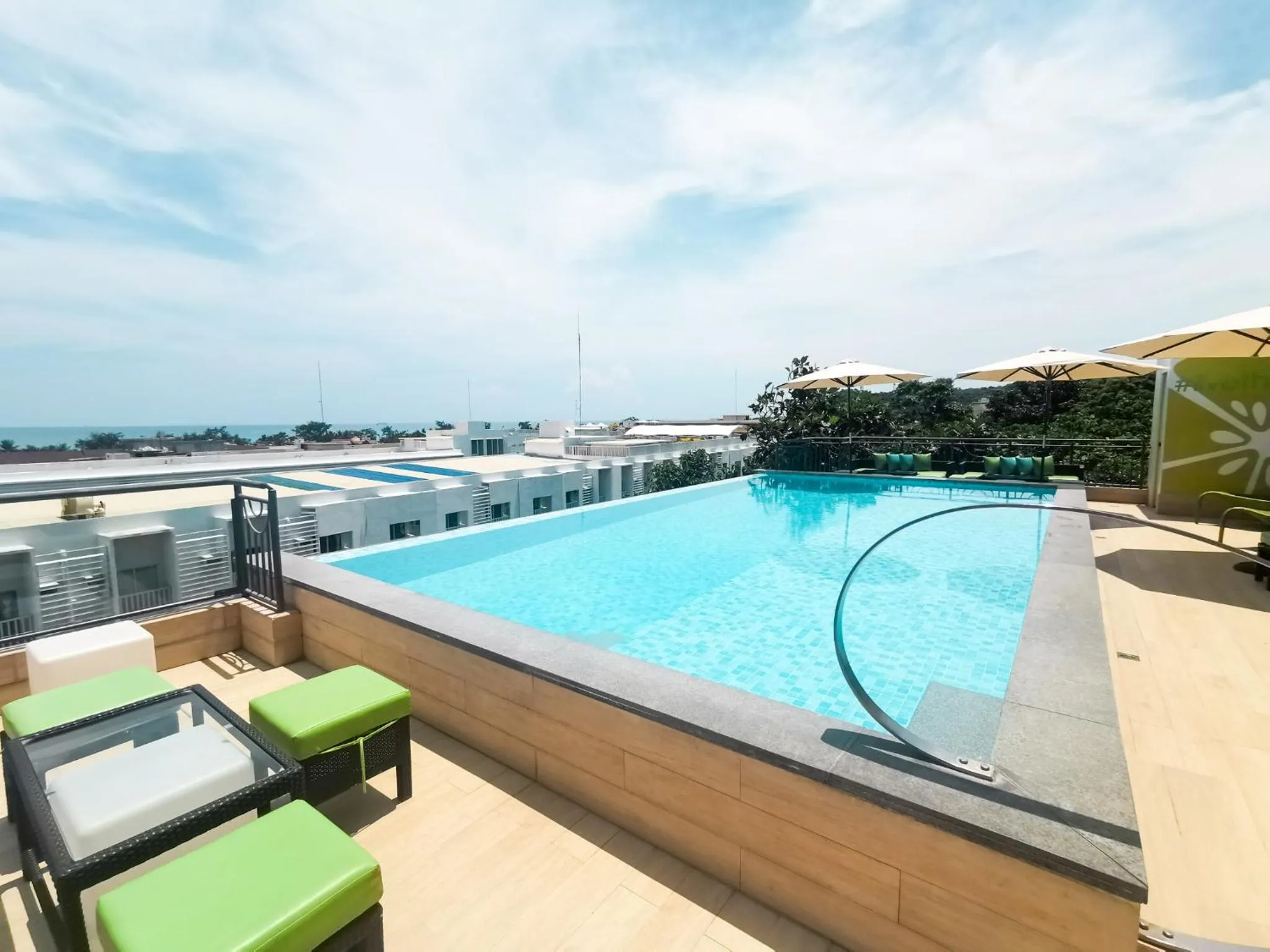 Pool view in Lime Hotel Boracay