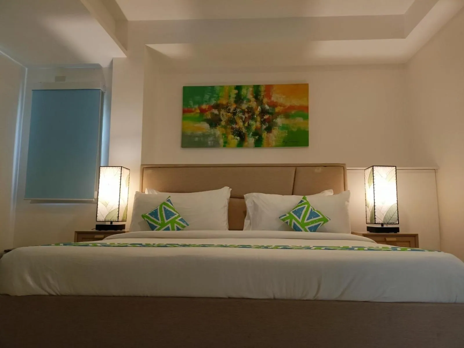 Bed in Lime Hotel Boracay