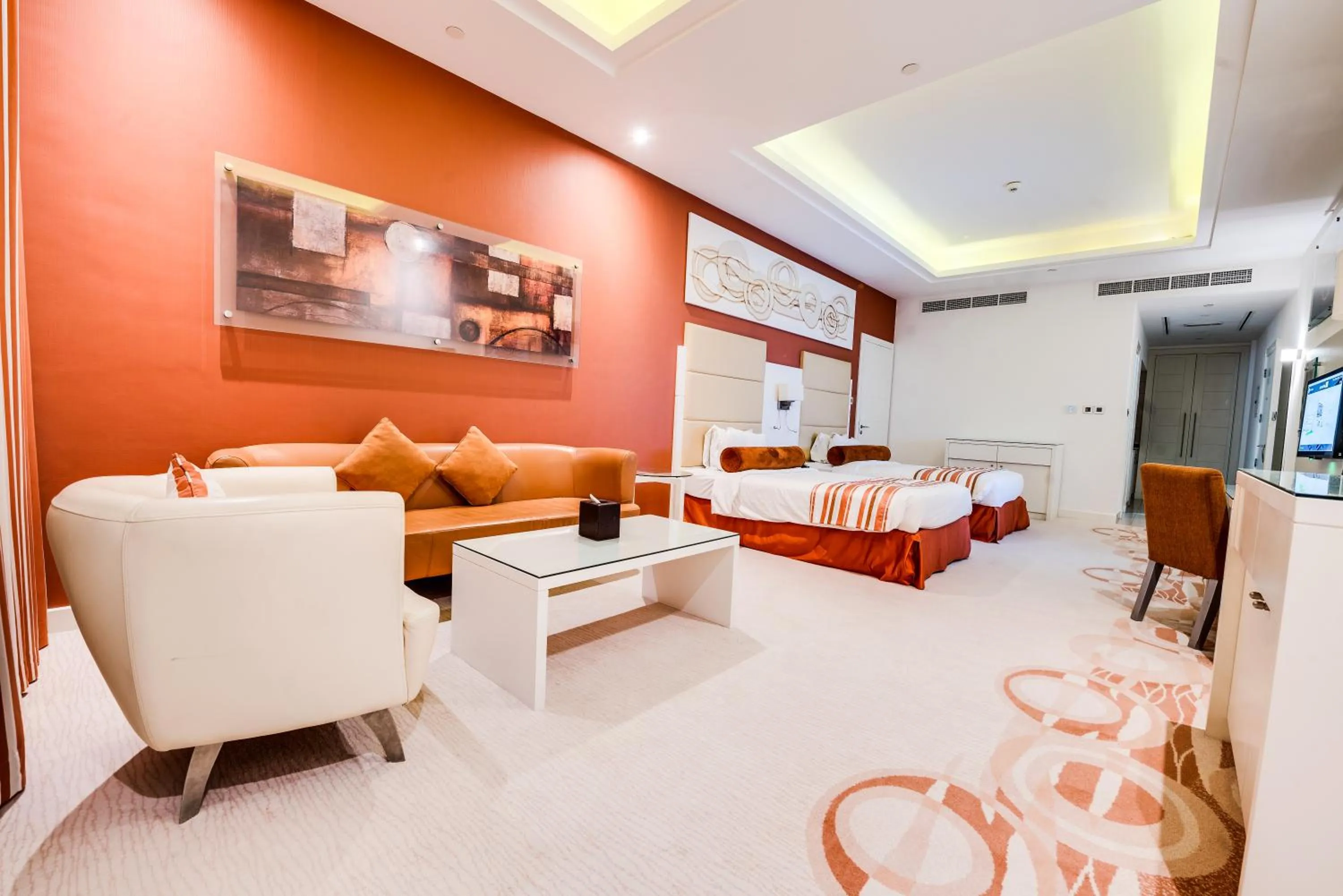 Living room in Golden Tulip Downtown Abu Dhabi