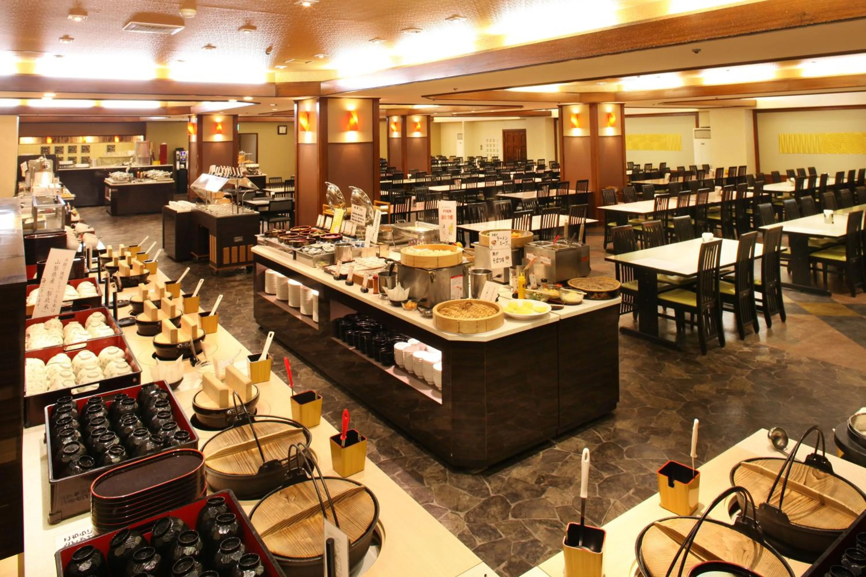 Buffet breakfast in Mt Fuji Hanayagi no Sho Keizan