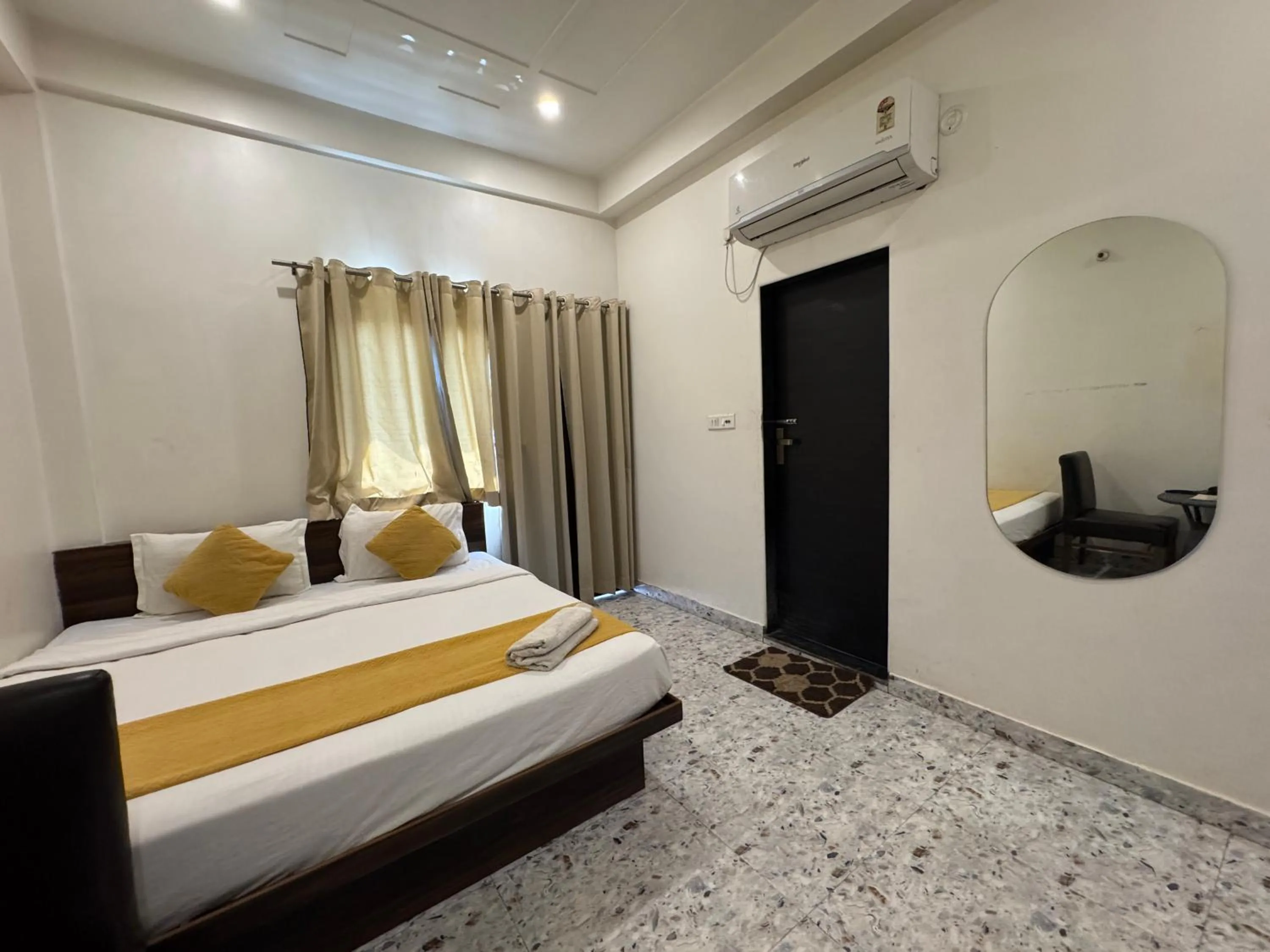 Photo of the whole room, Bed in Hotel Vrinda Sarovar