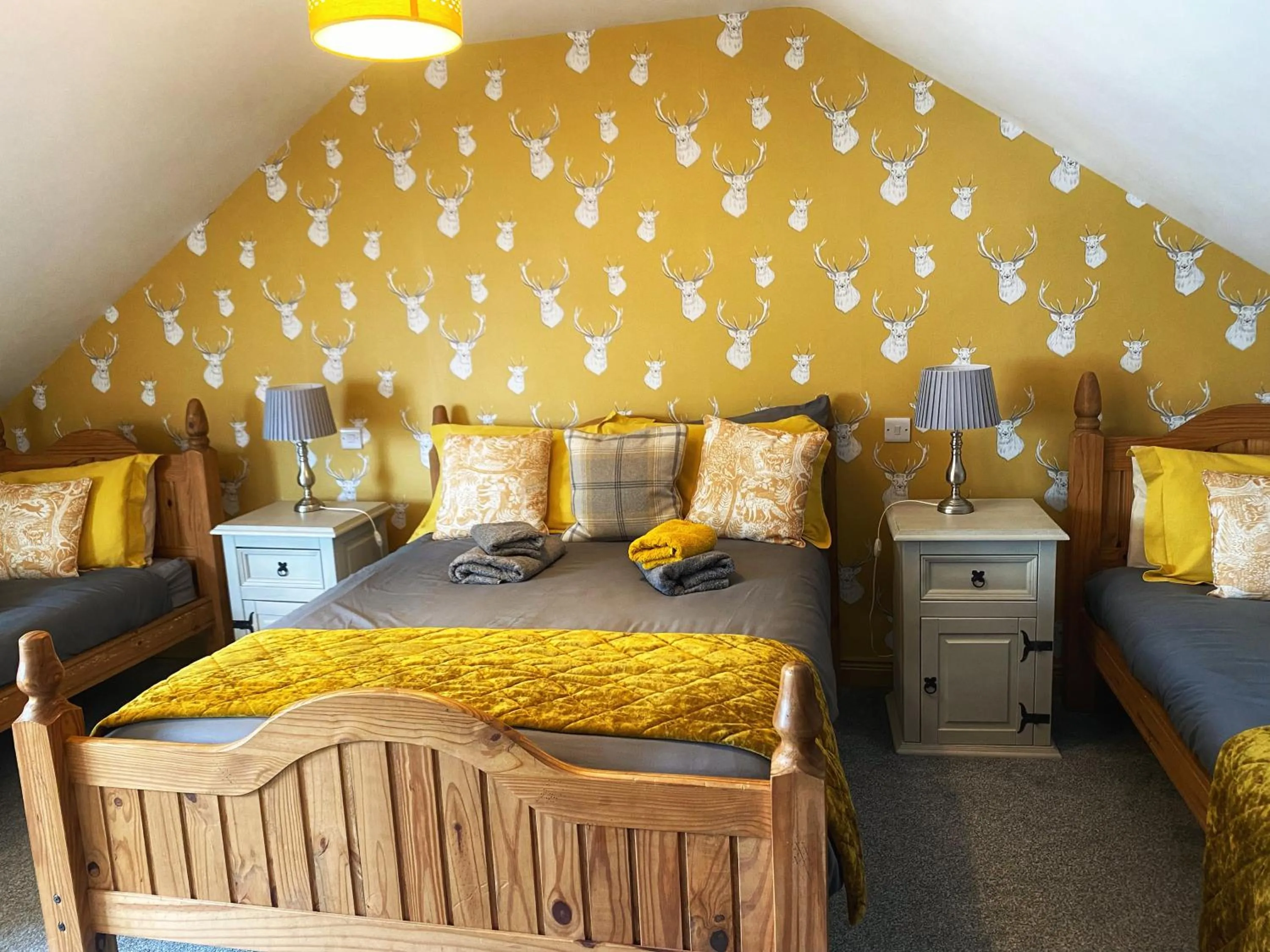 Bed in Dulrush Lodge Guest House, Restaurant and Self-Catering