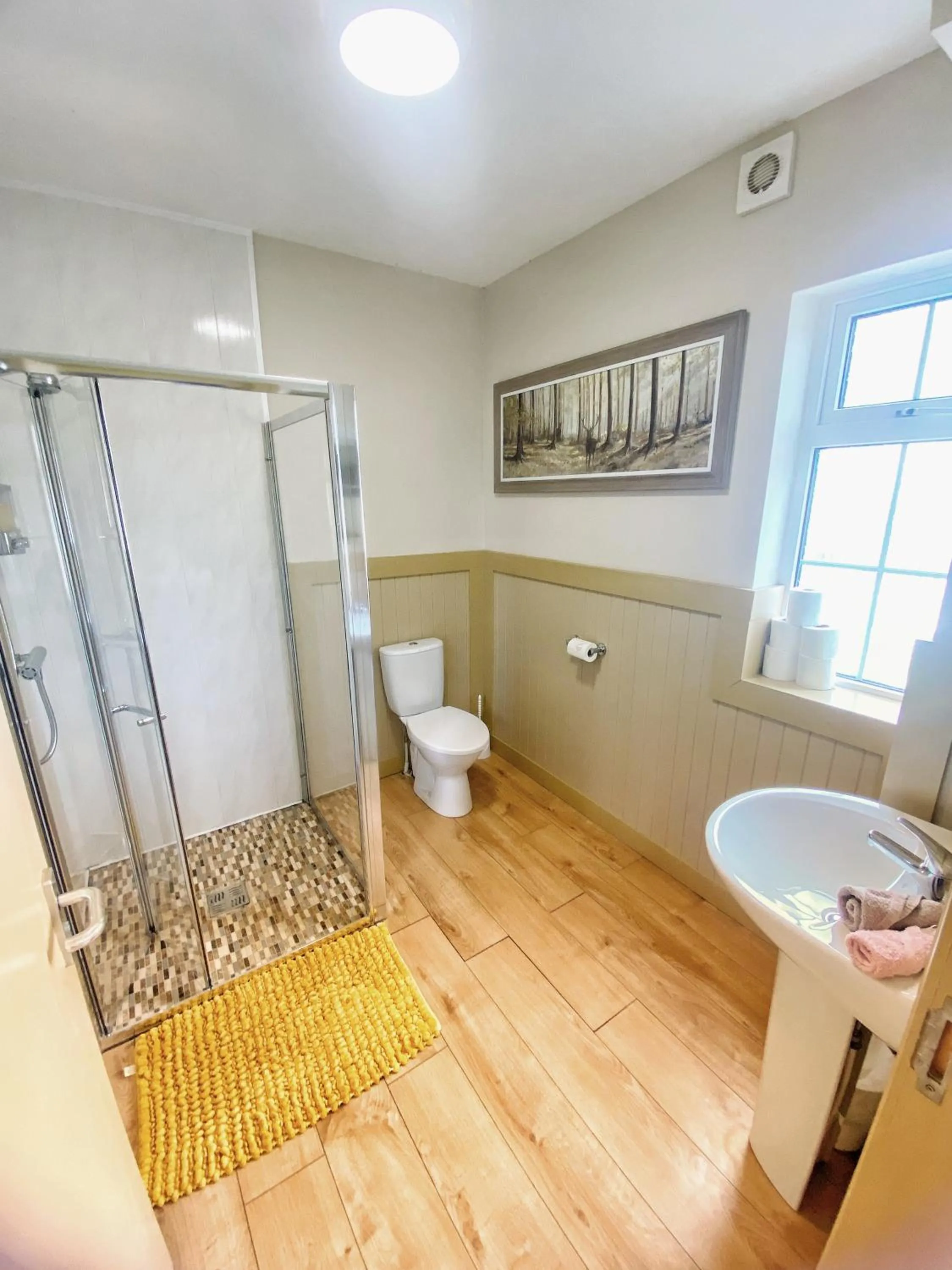 Shower in Dulrush Lodge Guest House, Restaurant and Self-Catering