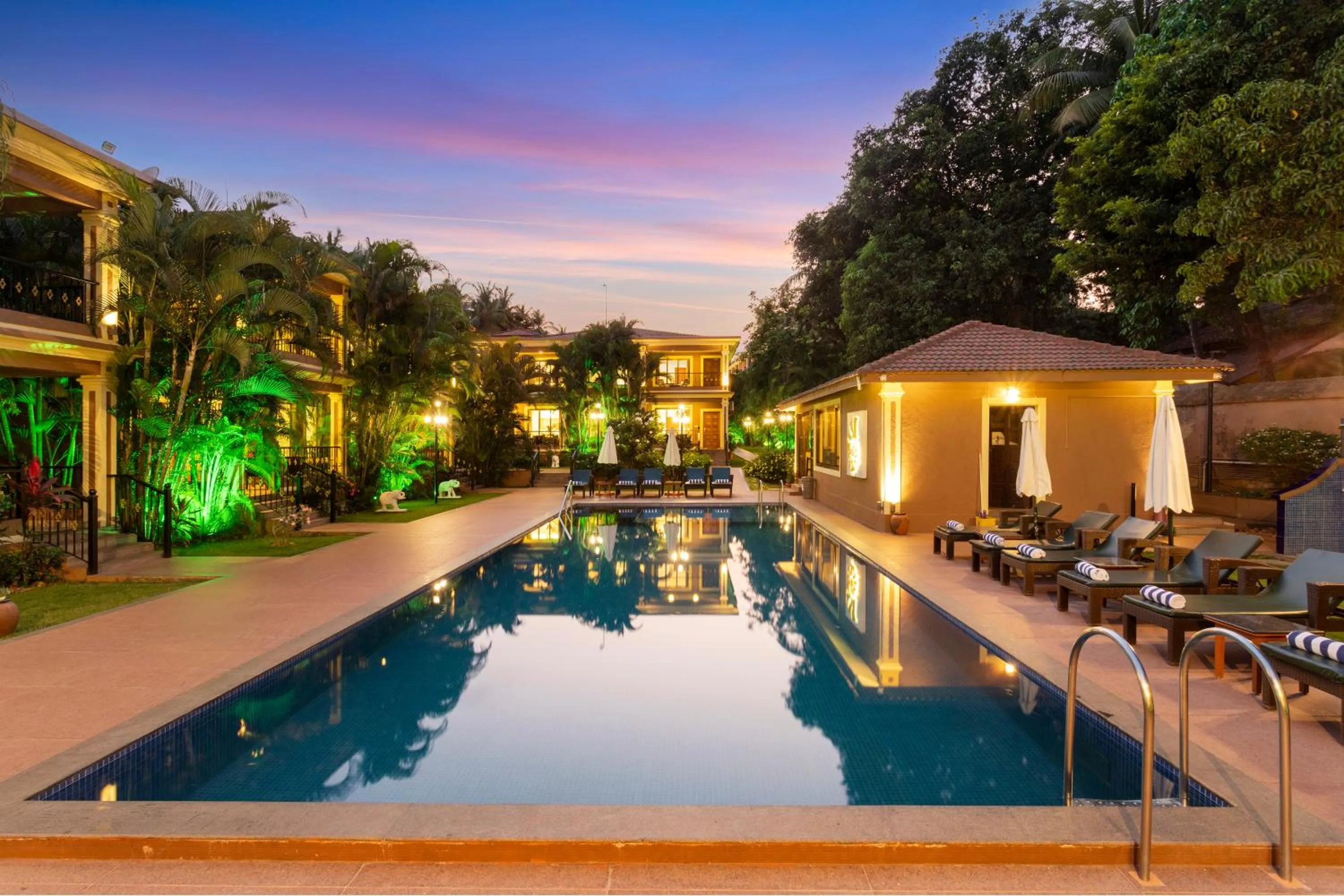 Natural landscape in Seashell Suites and Villas- Candolim Goa