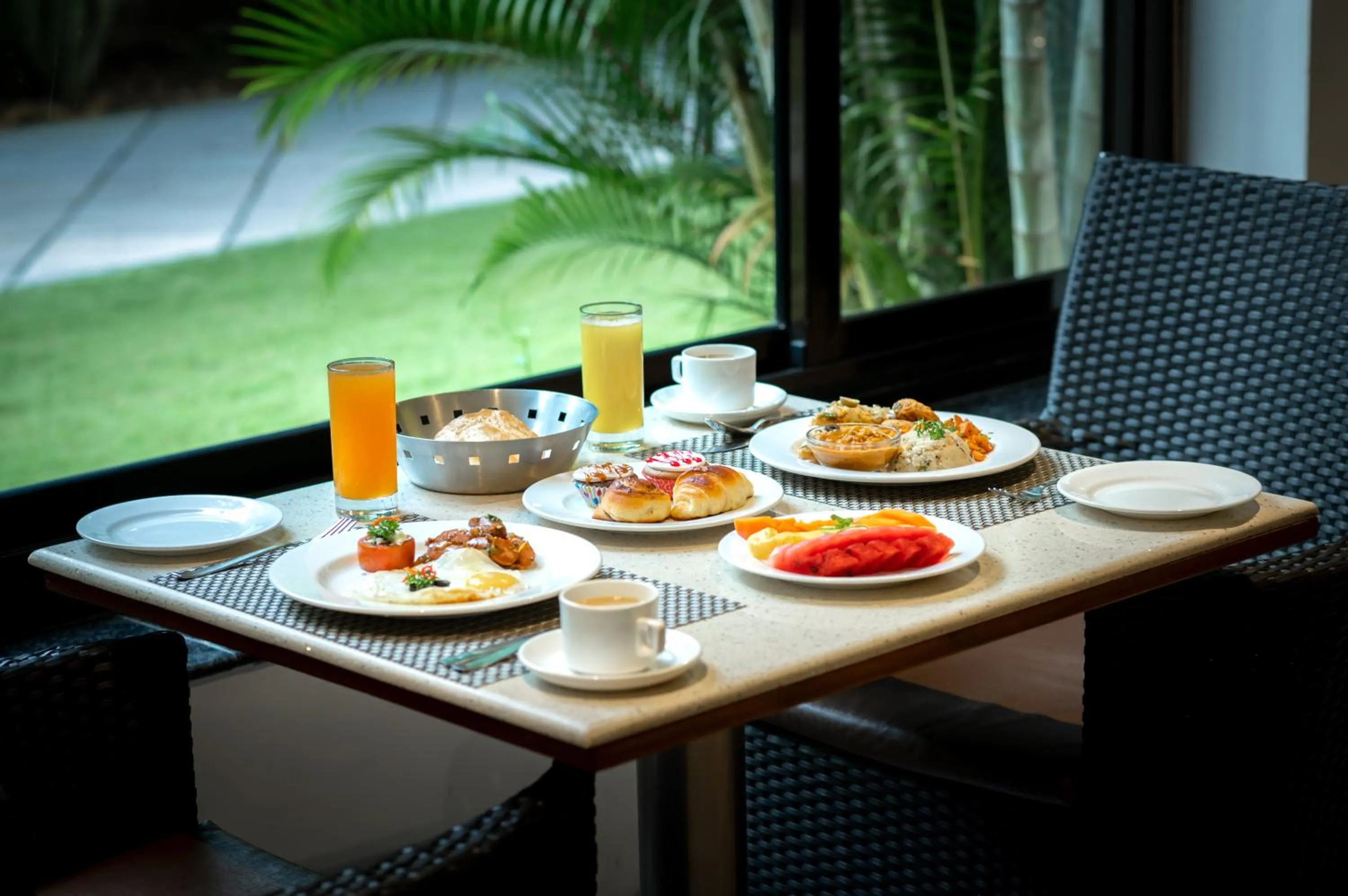 Continental breakfast in Seashell Suites and Villas- Candolim Goa