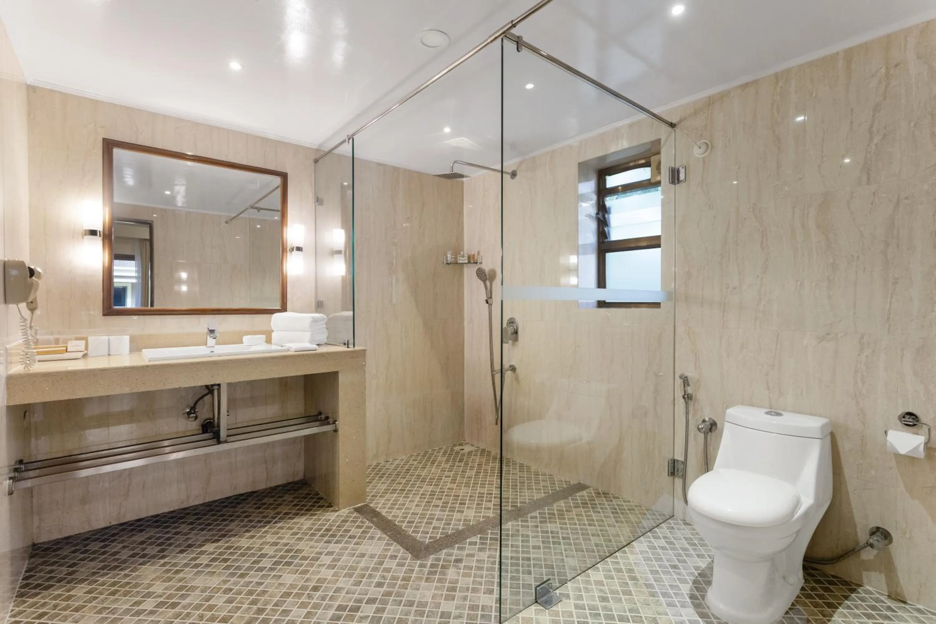 Bathroom in Seashell Suites and Villas- Candolim Goa