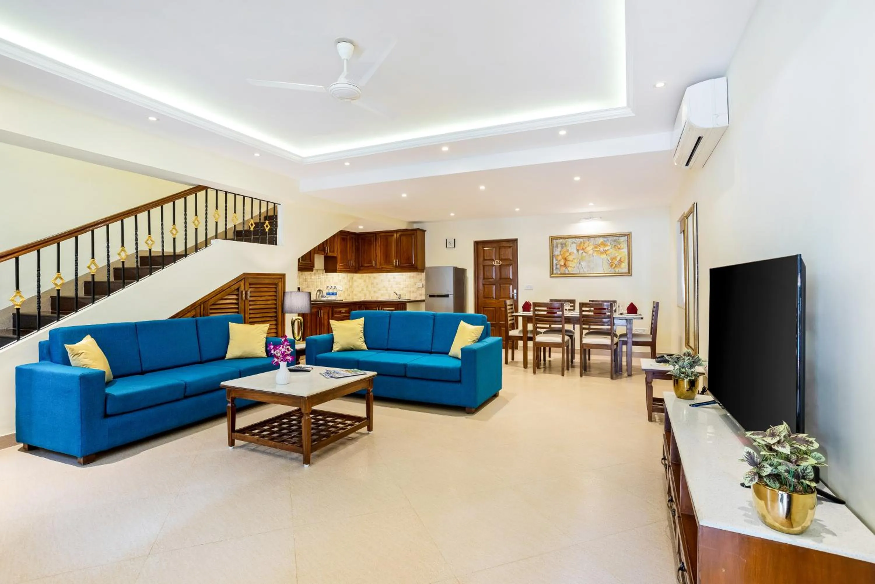 Living room in Seashell Suites and Villas- Candolim Goa