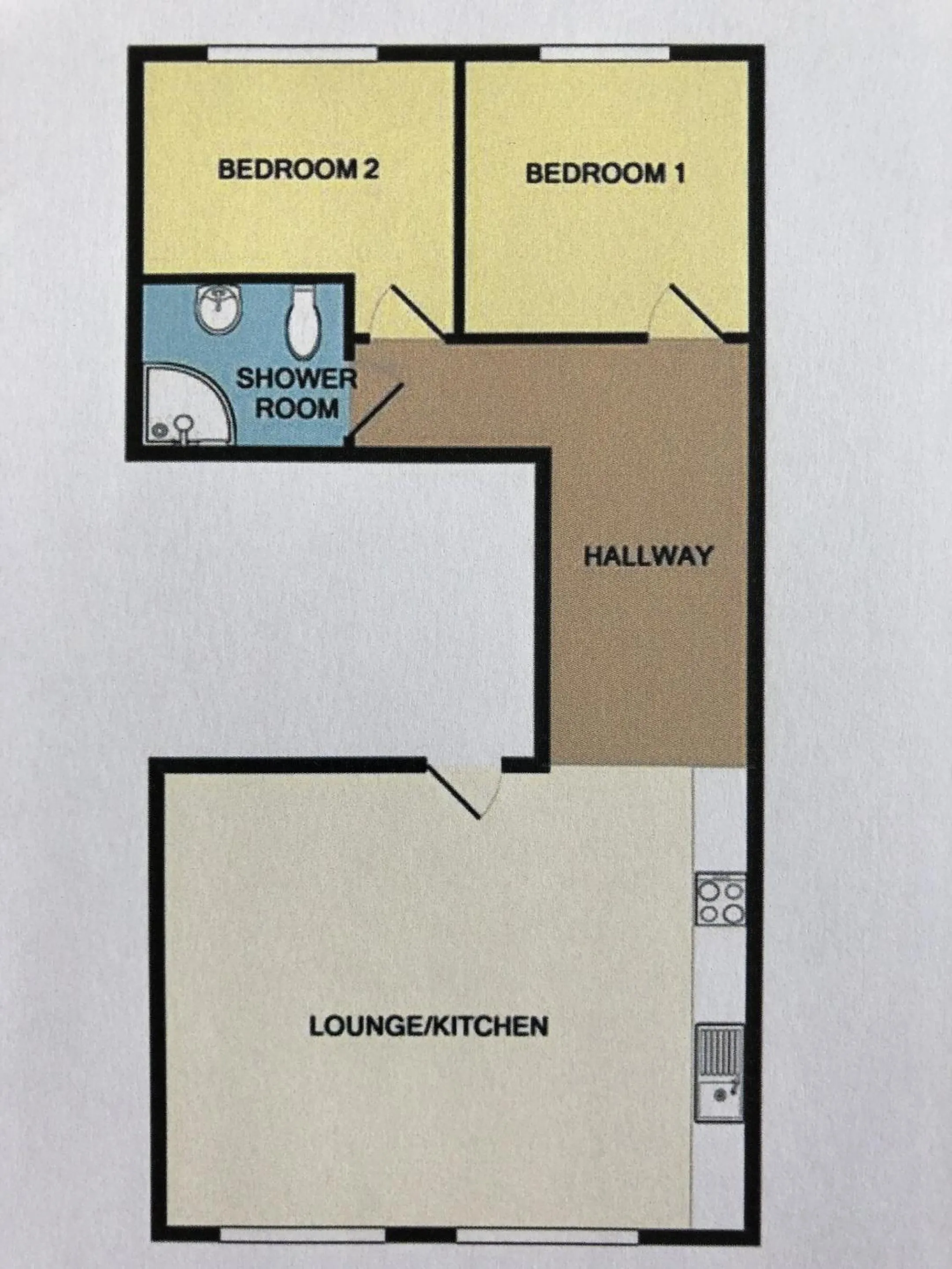 Floor plan in Harcourt Place