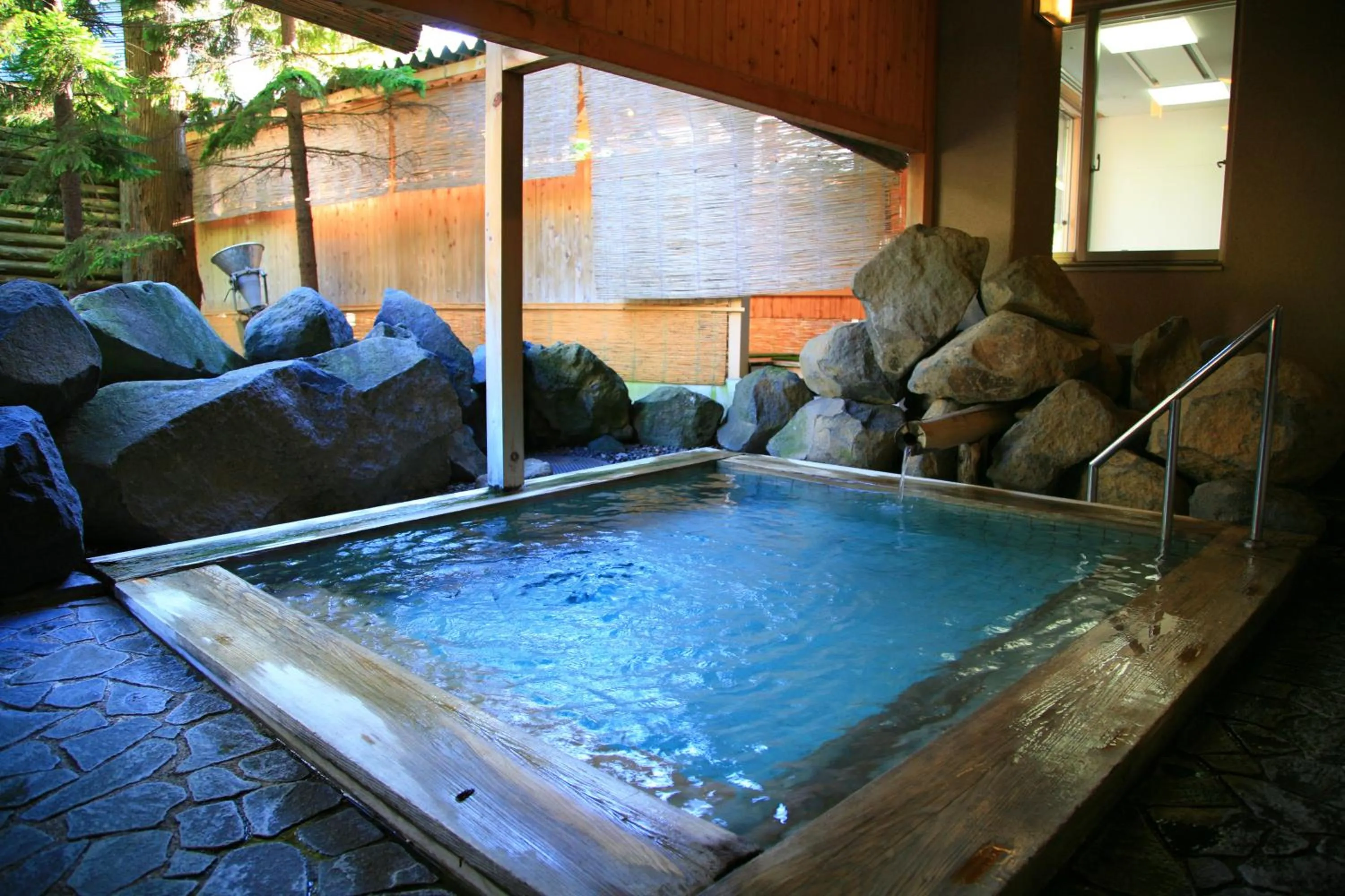 Hot Spring Bath in Aomori Winery Hotel