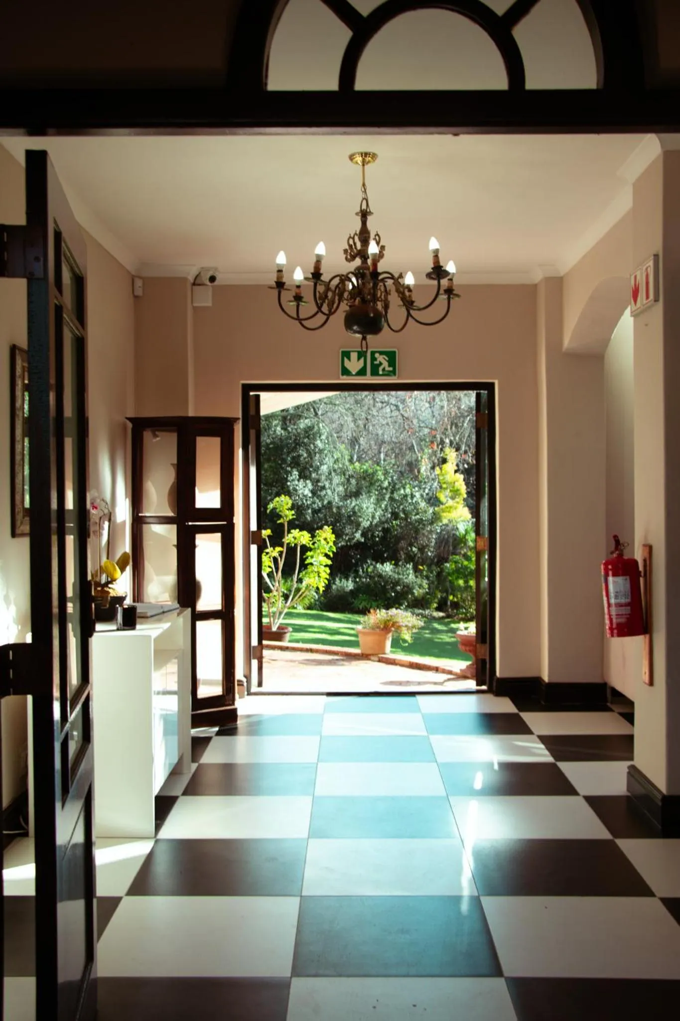 Facade/entrance in Southern Light Country House