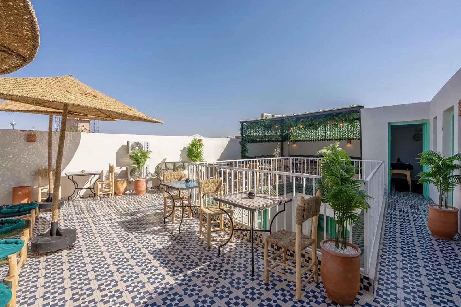 Balcony/Terrace in Riad Jabador De Marrakech