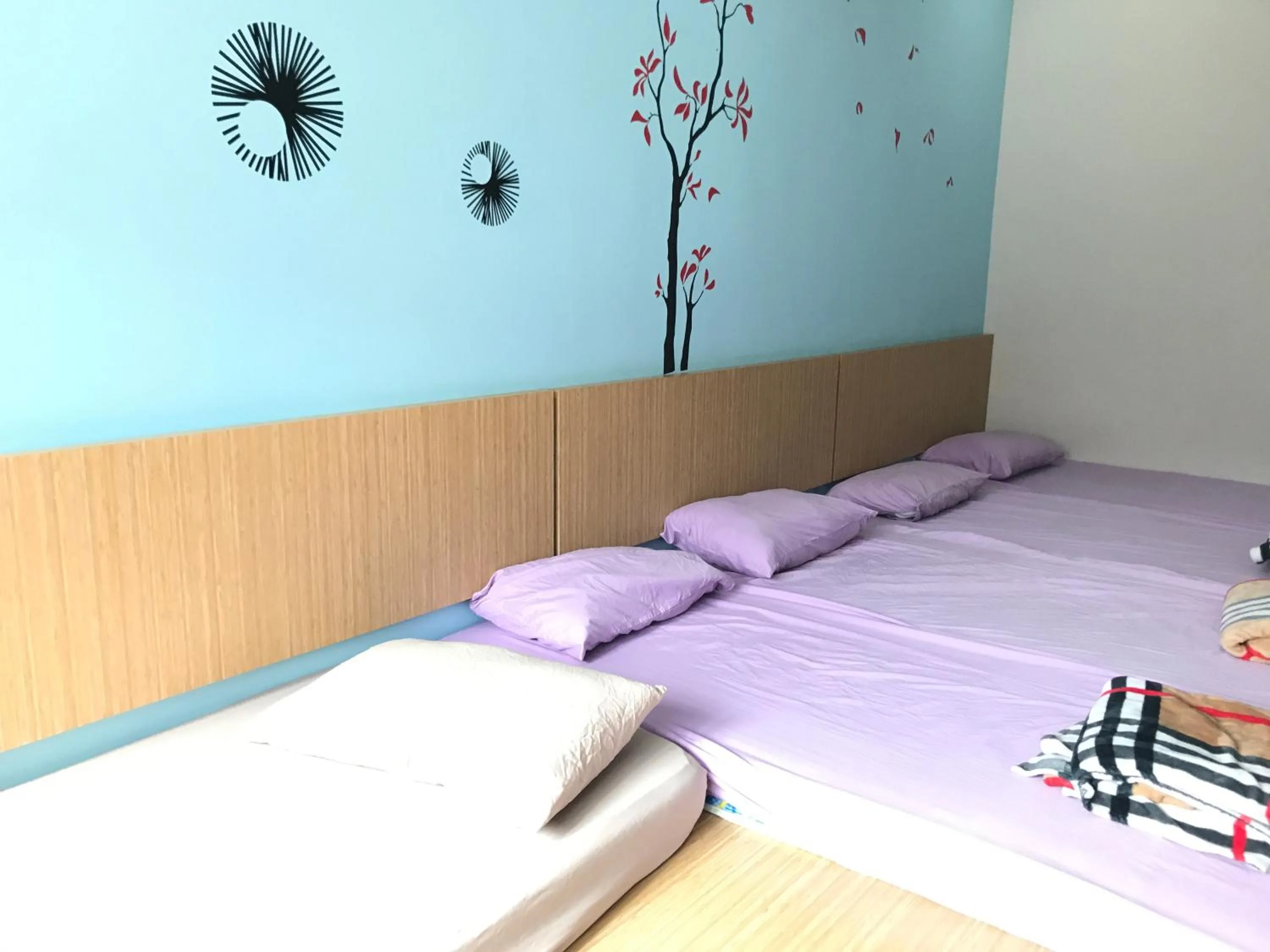 Bed in Jiaxin Homestay - Desa Terbau 家馨民宿