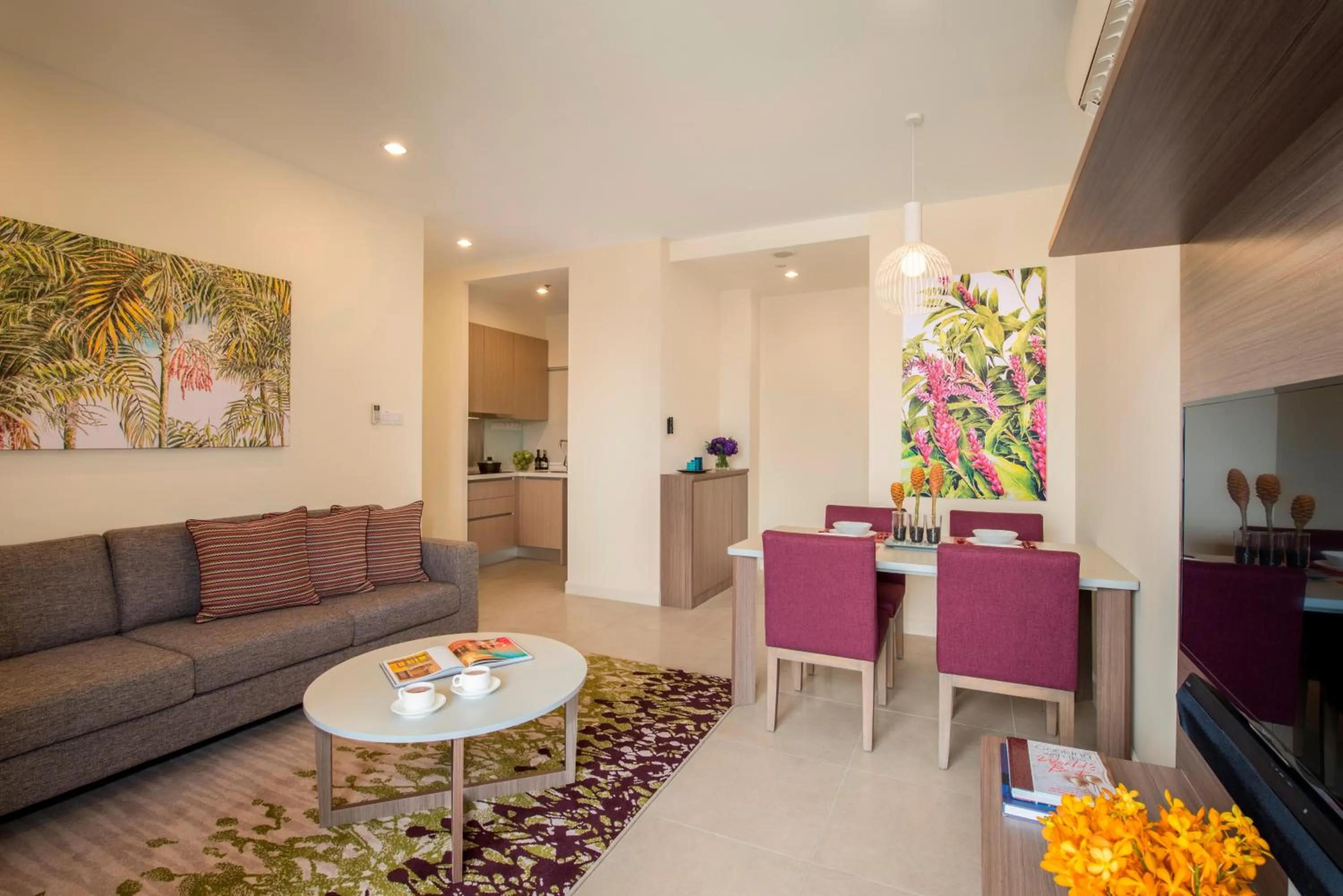 Living room in Somerset Medini Iskandar Puteri