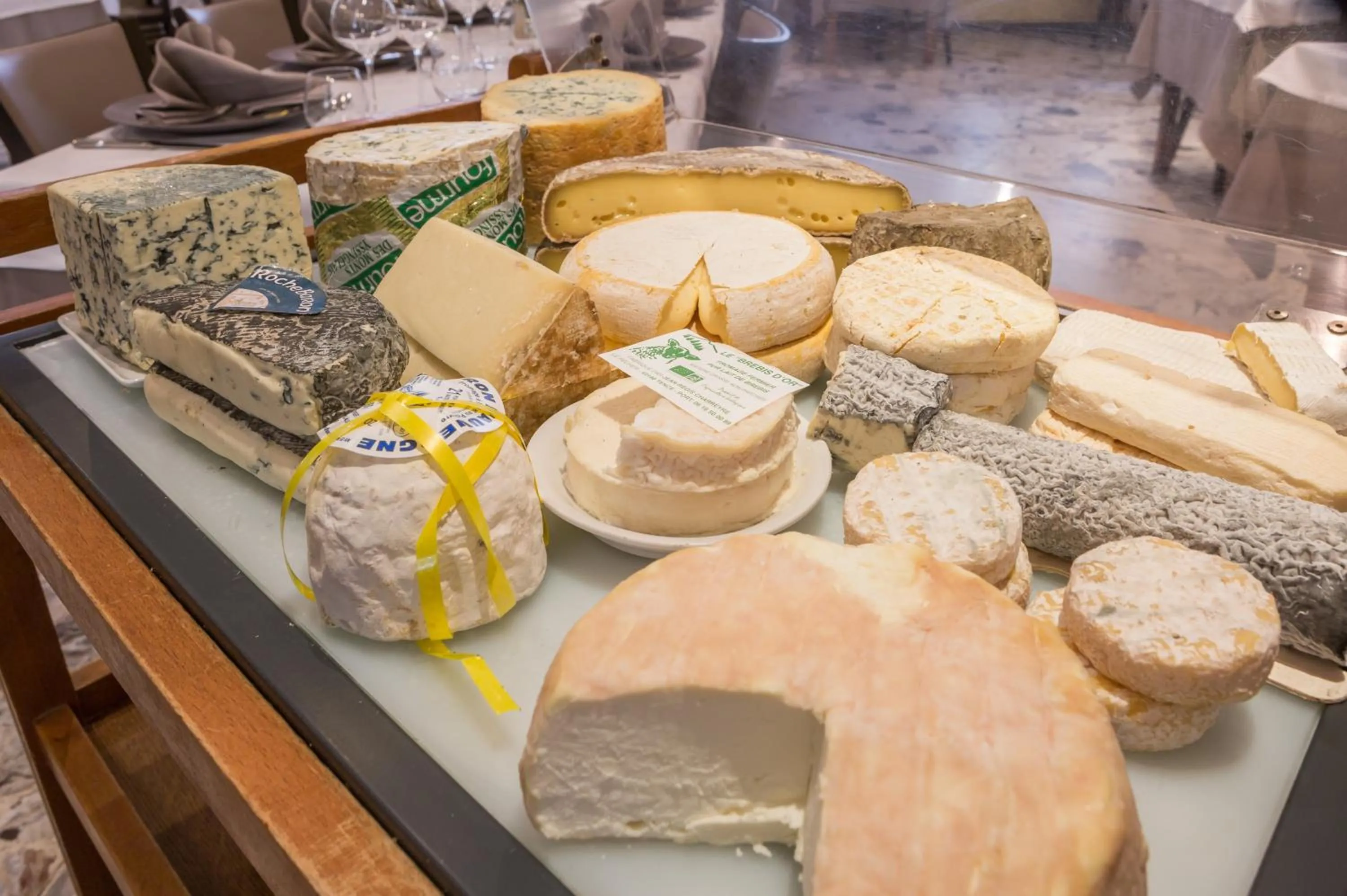 Food close-up in Logis SPA Hotel Restaurant De La Poste