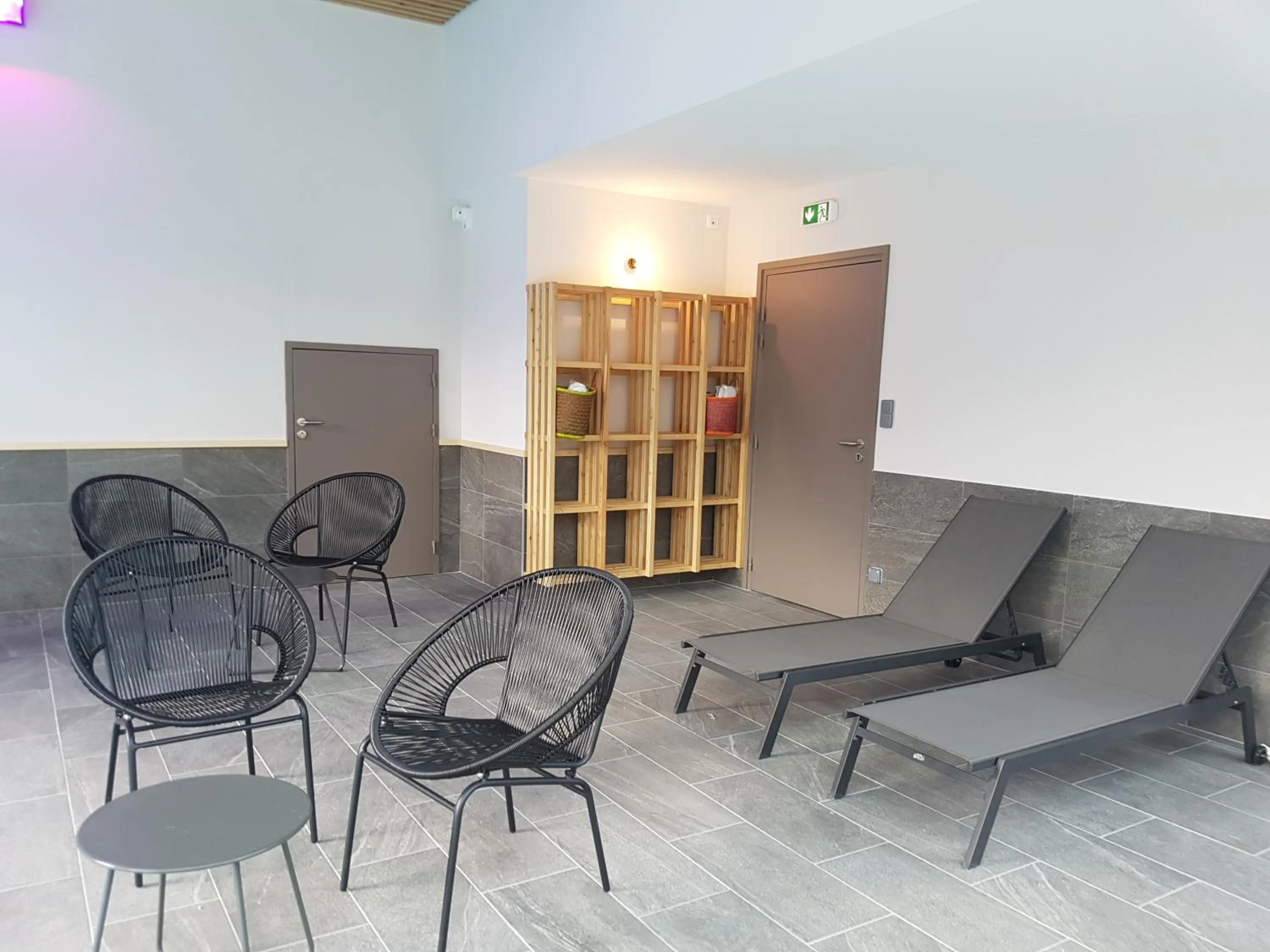 Seating area in Logis SPA Hotel Restaurant De La Poste