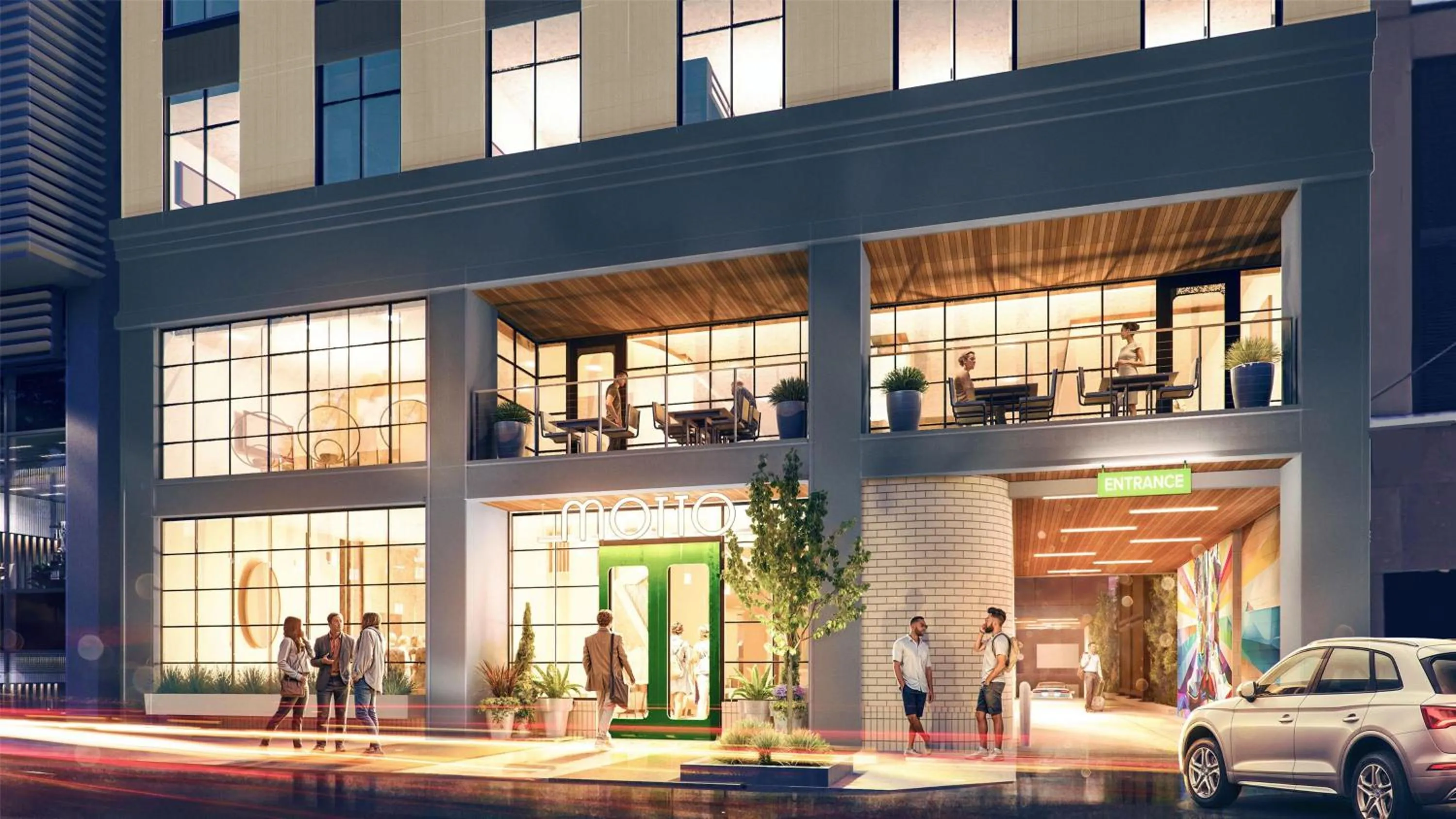 Property building in Motto By Hilton Nashville Downtown