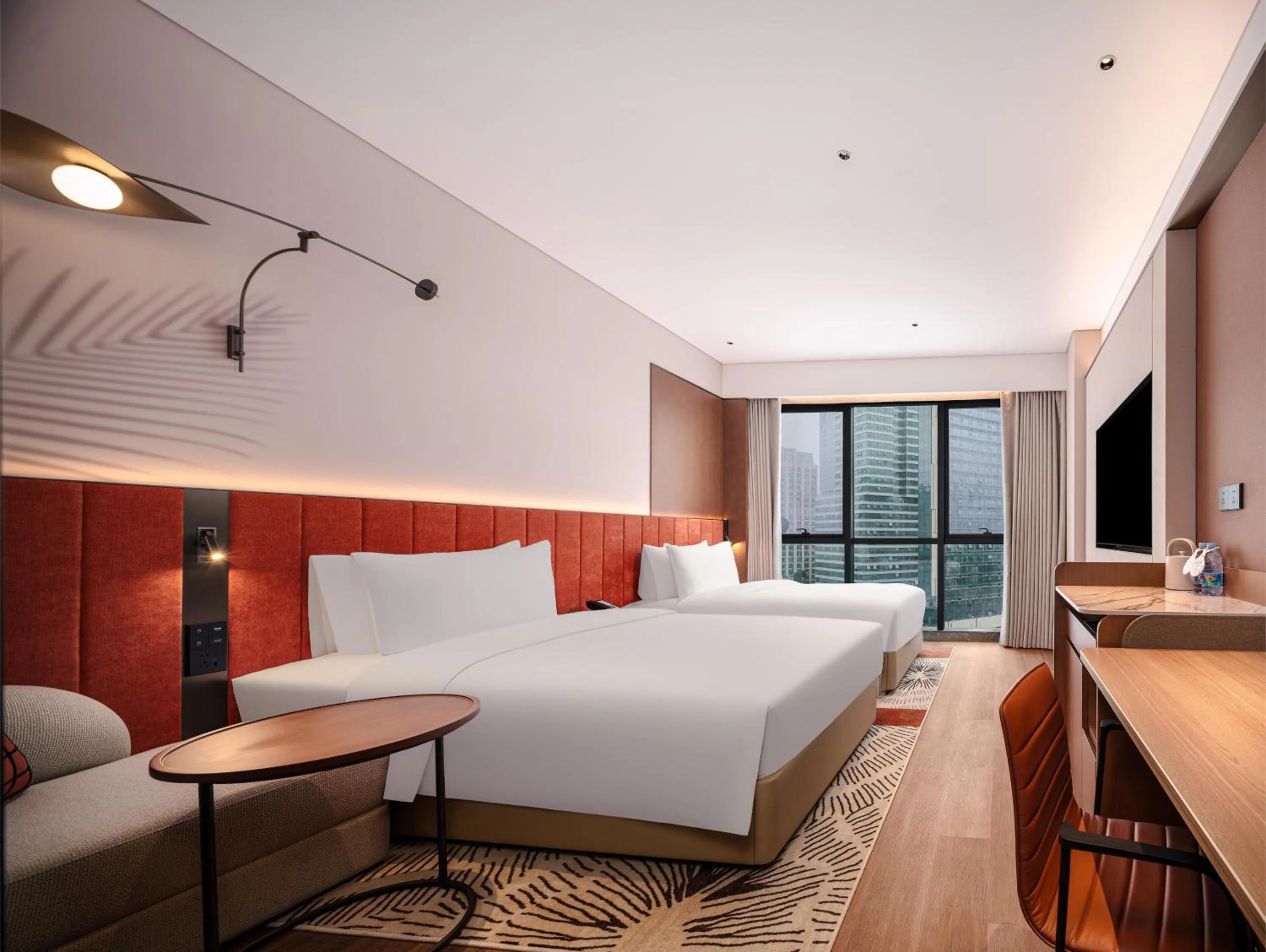 Bed in Hilton Garden Inn Chengdu East Railway Station