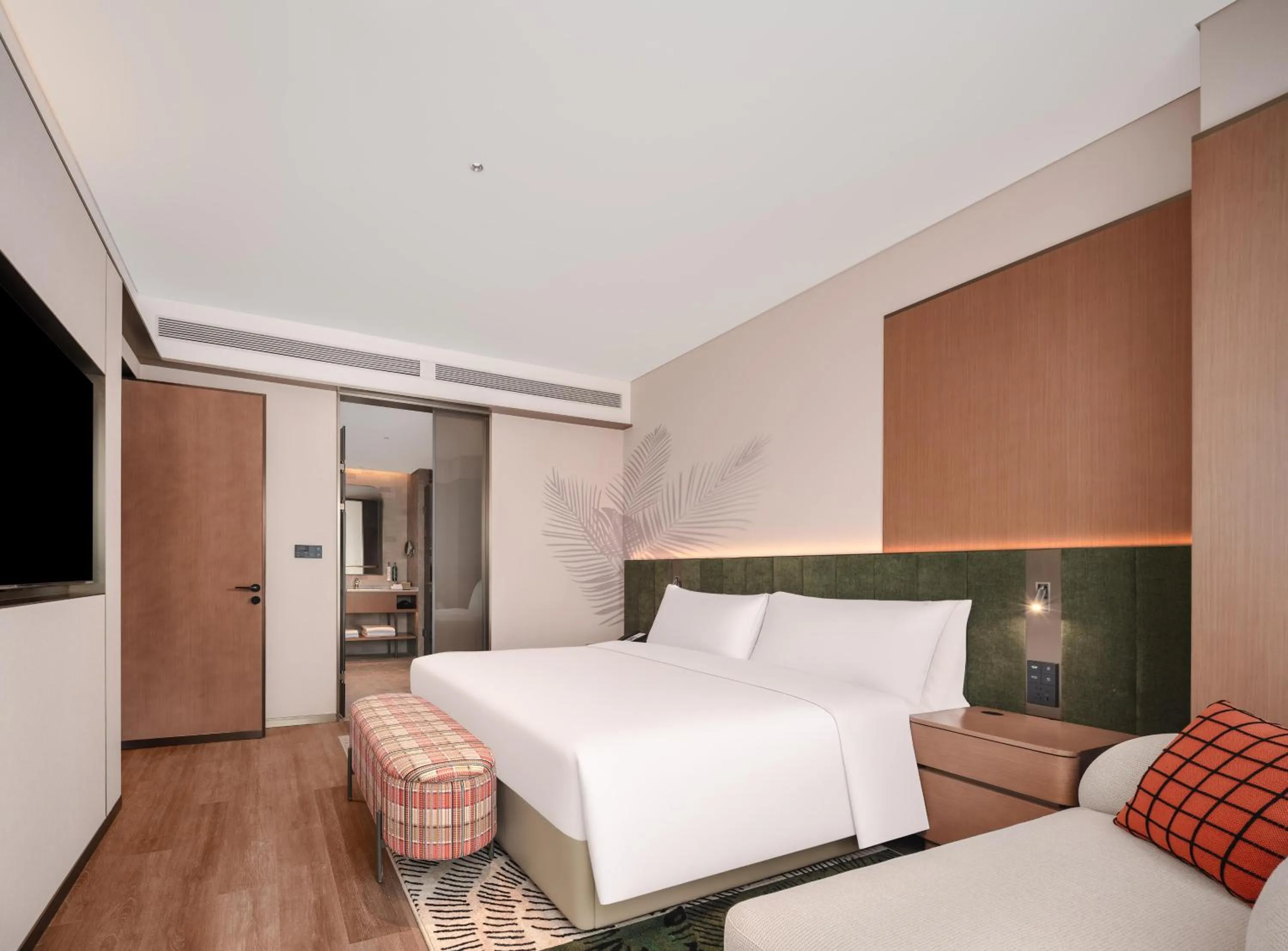 Bed in Hilton Garden Inn Chengdu East Railway Station