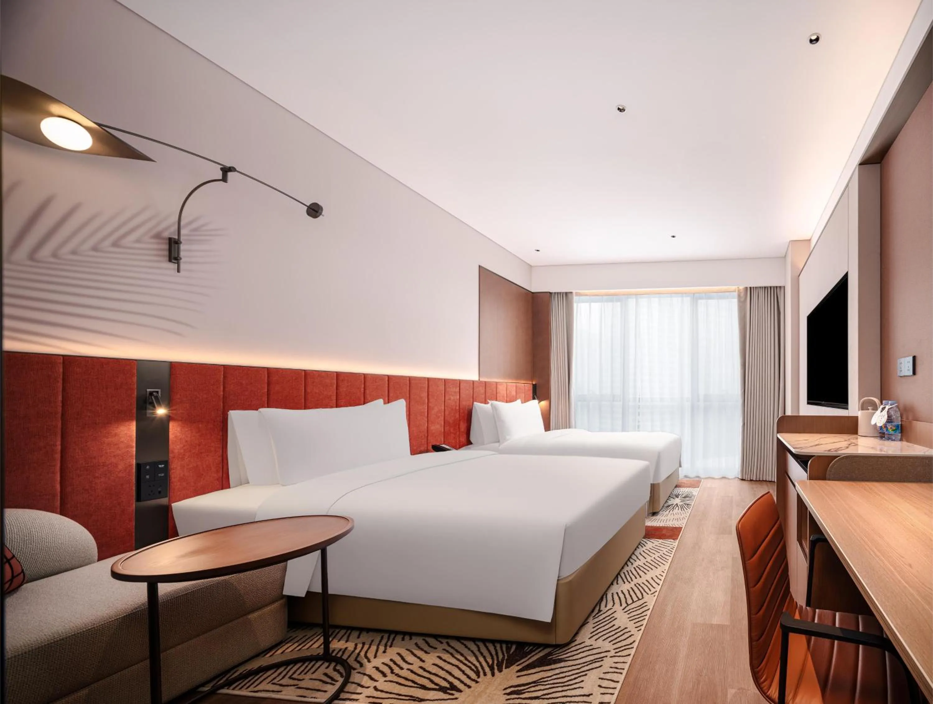 Bed in Hilton Garden Inn Chengdu East Railway Station