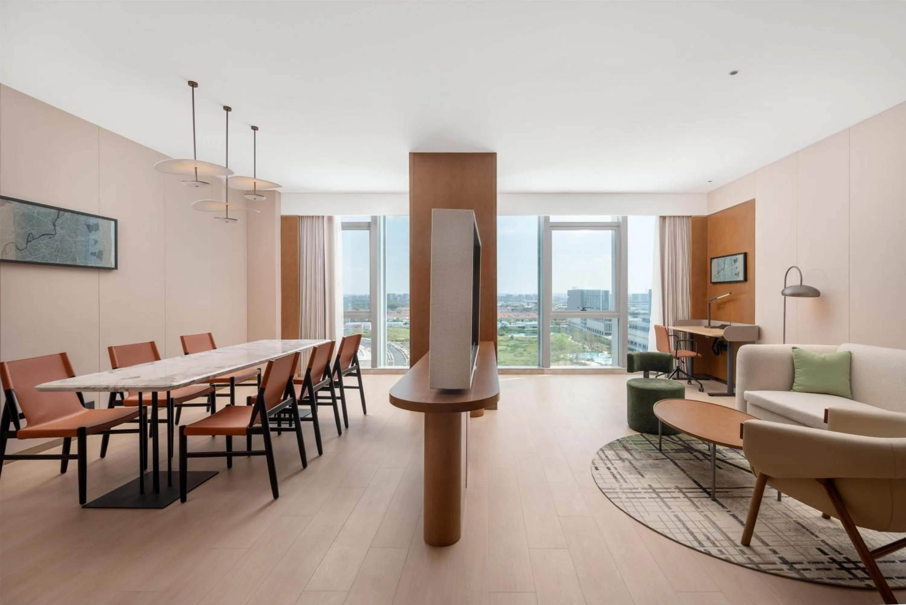 Living room in Hilton Garden Inn Wuhu Economic Tech Zone