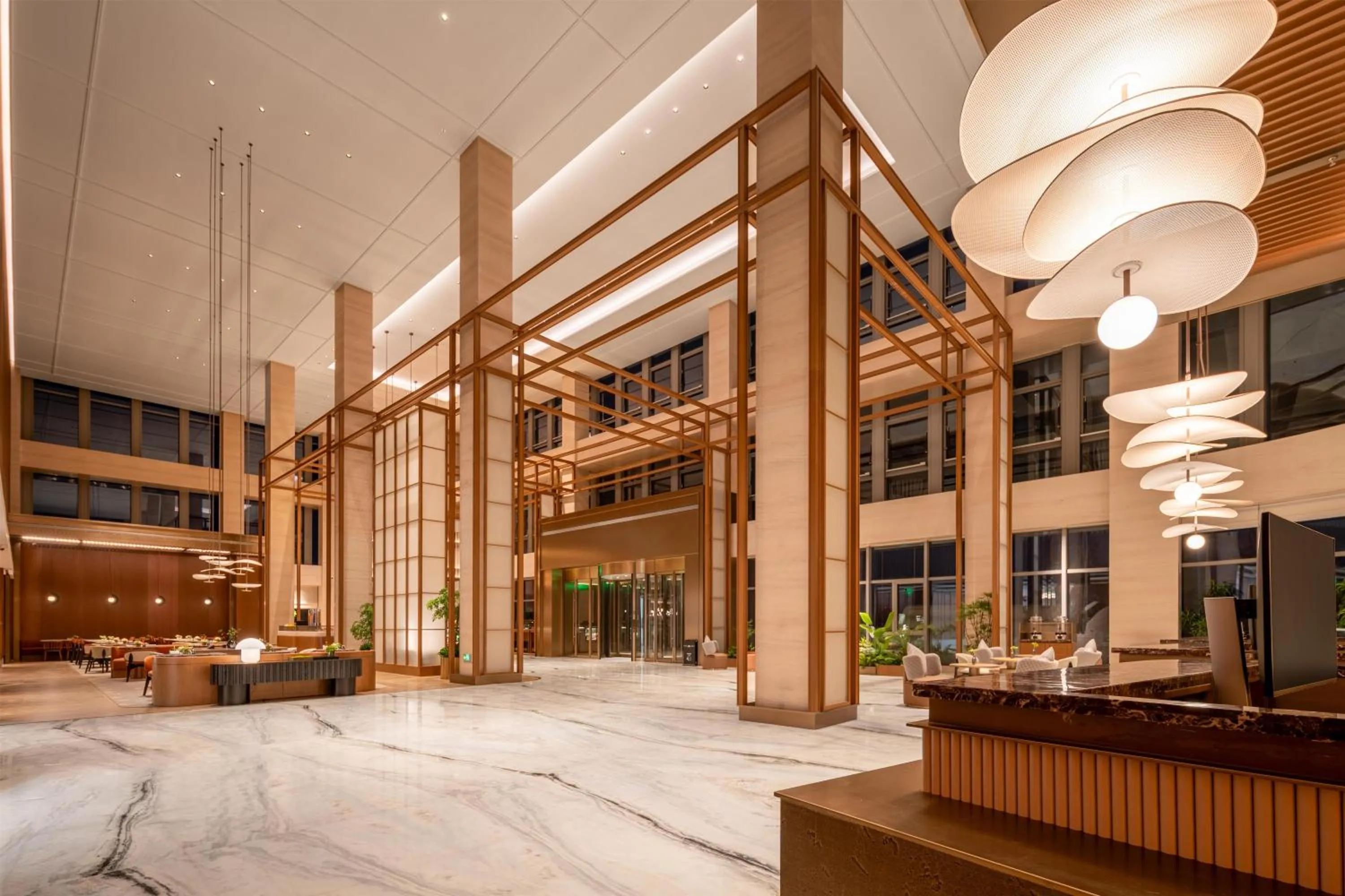 Lobby or reception in Hilton Garden Inn Wuhu Economic Tech Zone