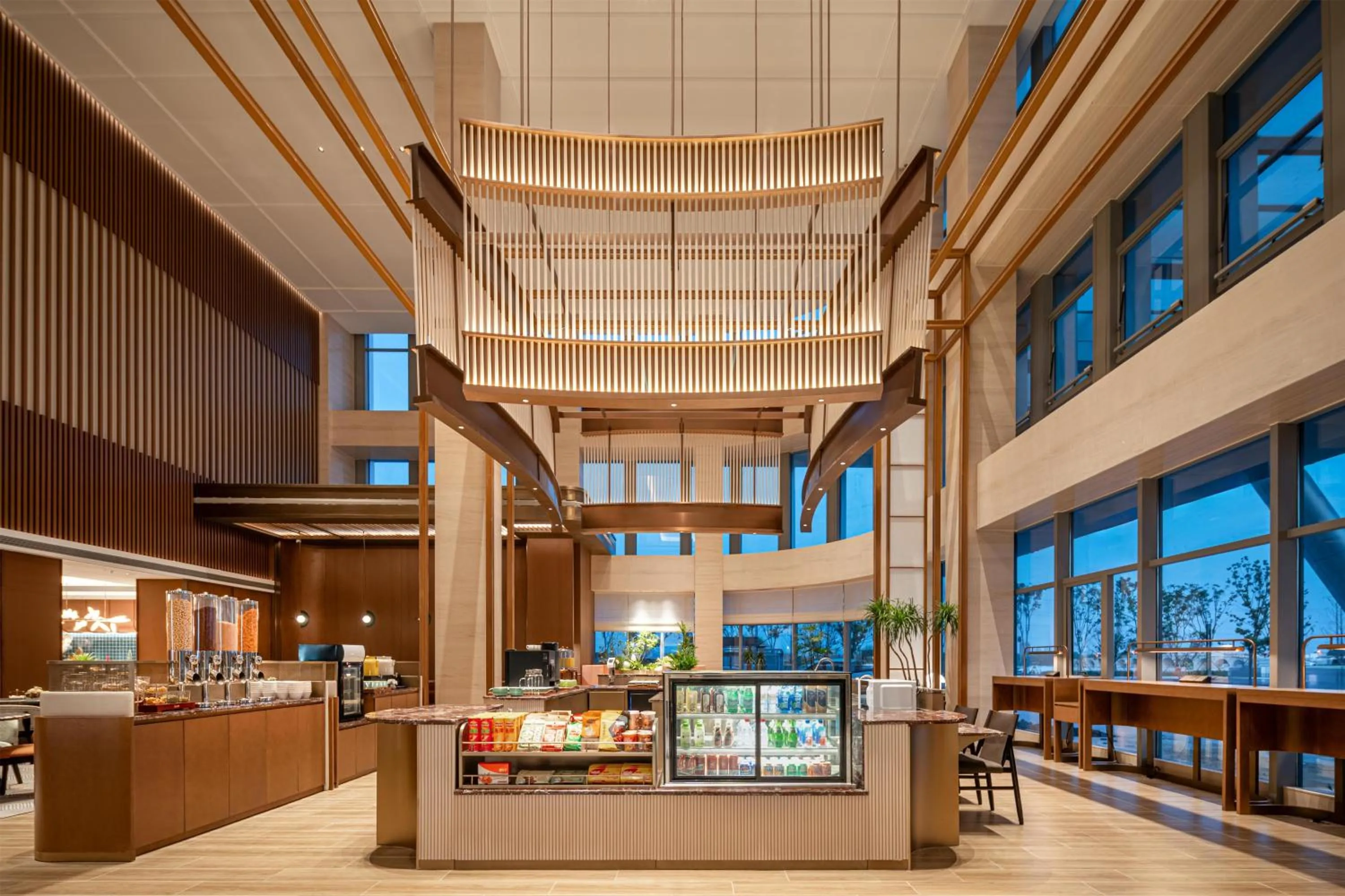 Lobby or reception in Hilton Garden Inn Wuhu Economic Tech Zone