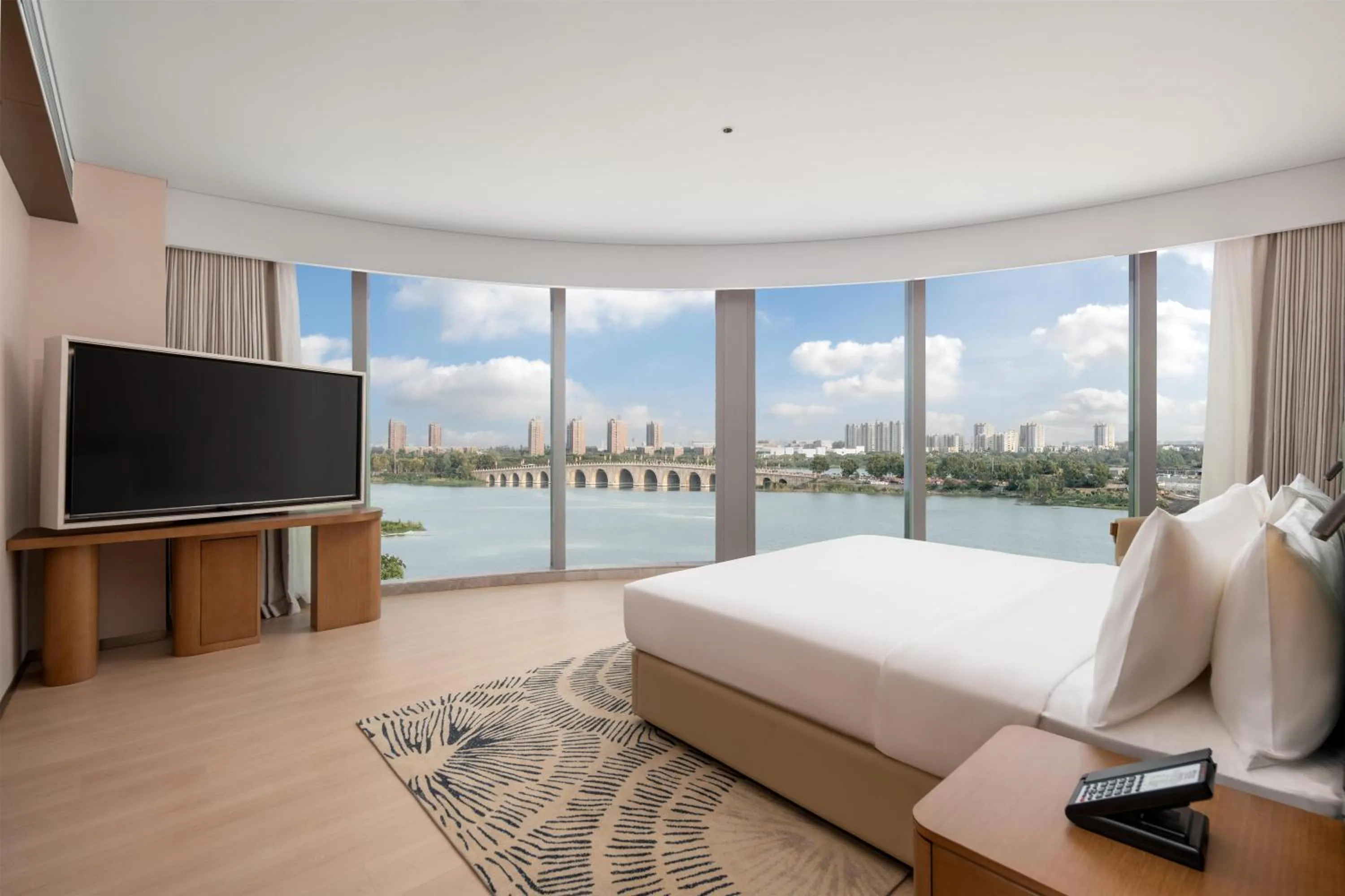 Bed in Hilton Garden Inn Wuhu Economic Tech Zone