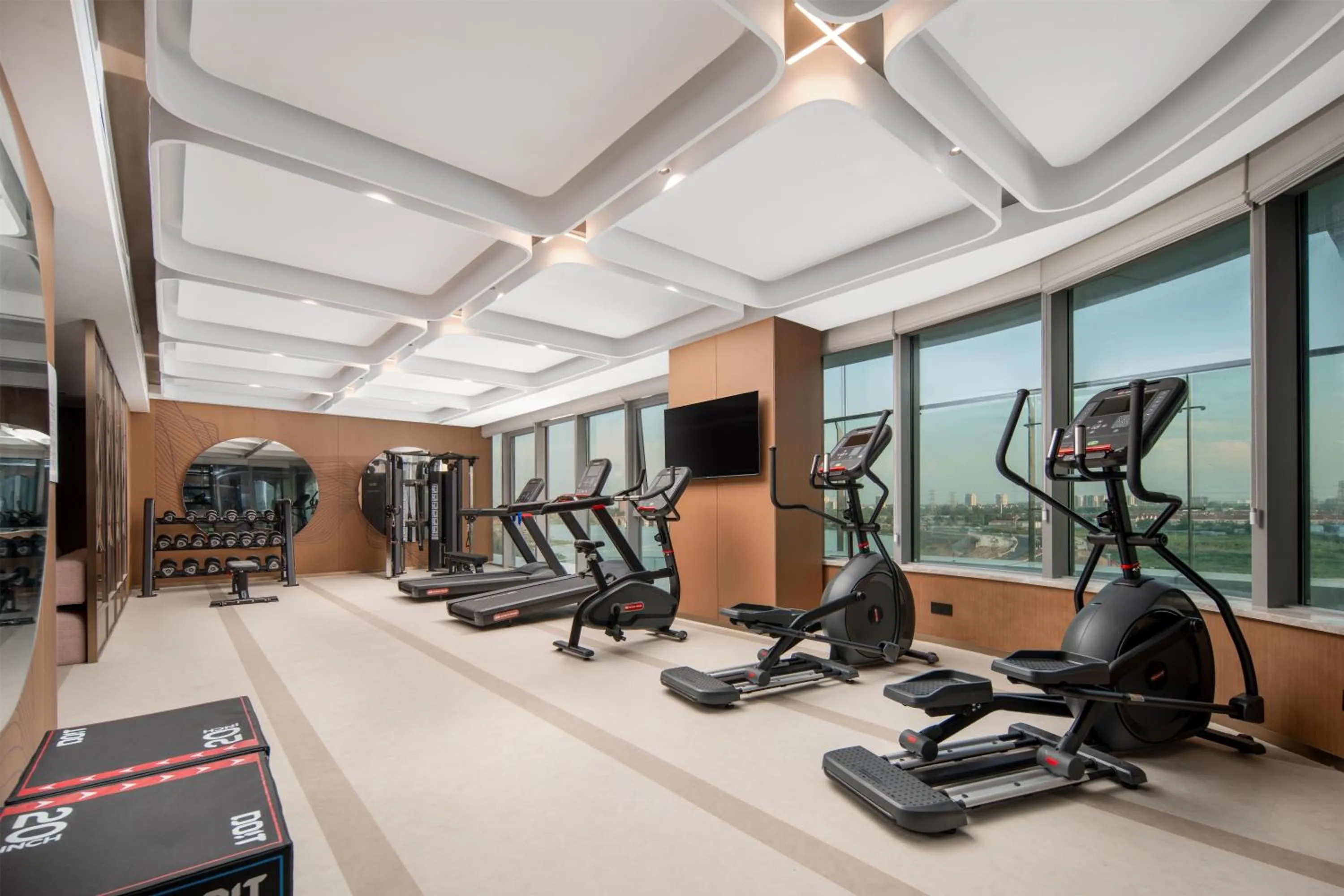 Fitness centre/facilities in Hilton Garden Inn Wuhu Economic Tech Zone