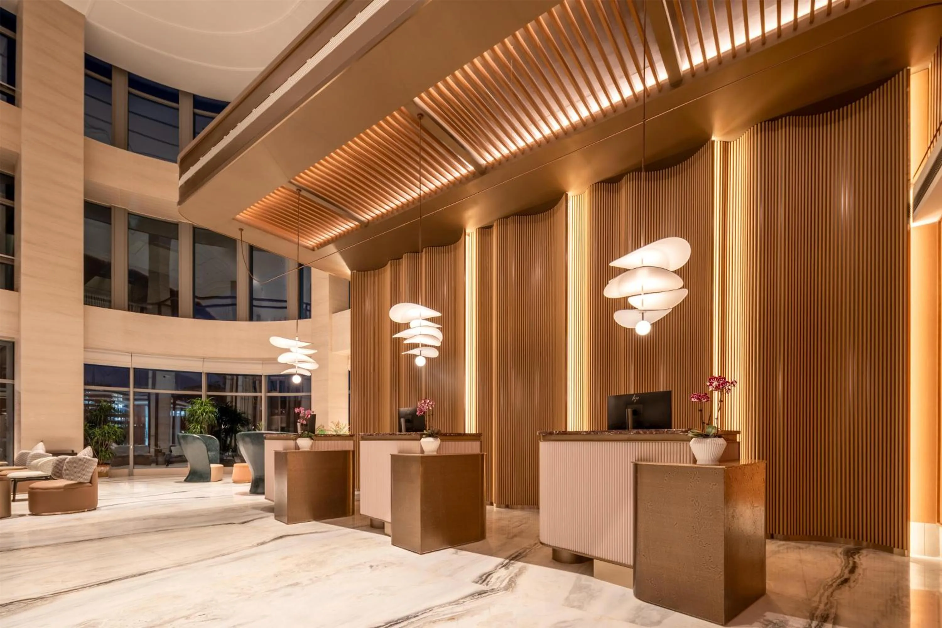 Lobby or reception in Hilton Garden Inn Wuhu Economic Tech Zone