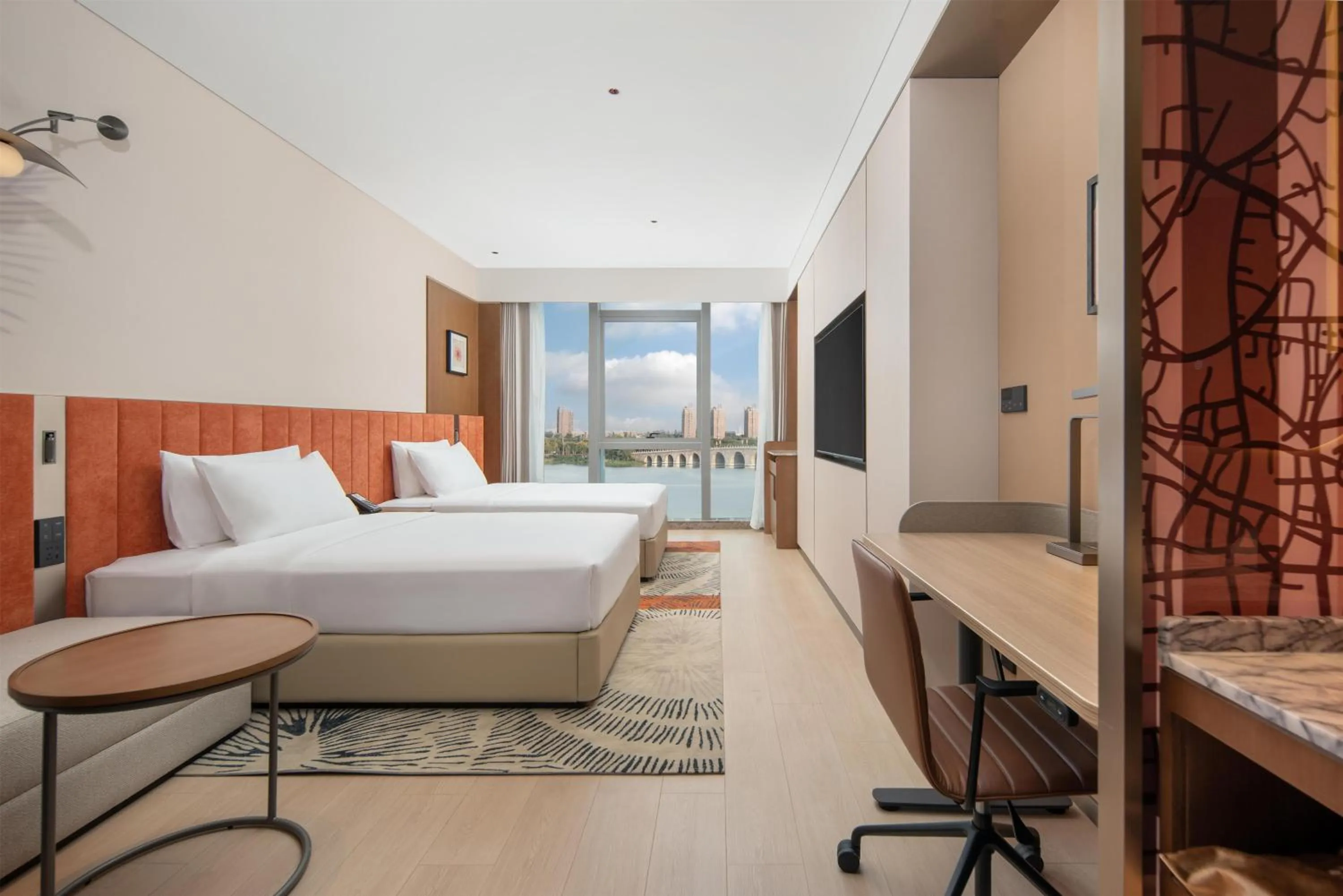 Bed in Hilton Garden Inn Wuhu Economic Tech Zone