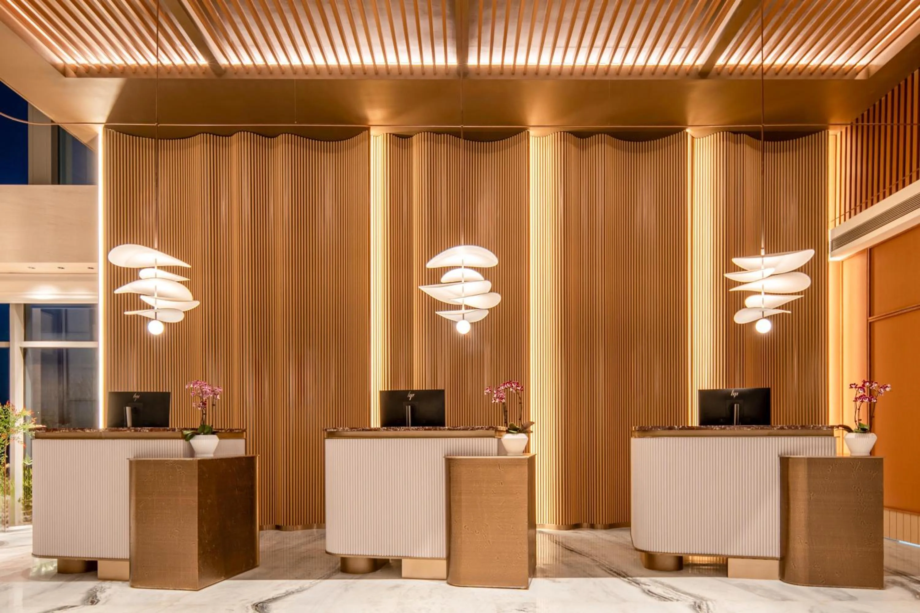 Lobby or reception in Hilton Garden Inn Wuhu Economic Tech Zone