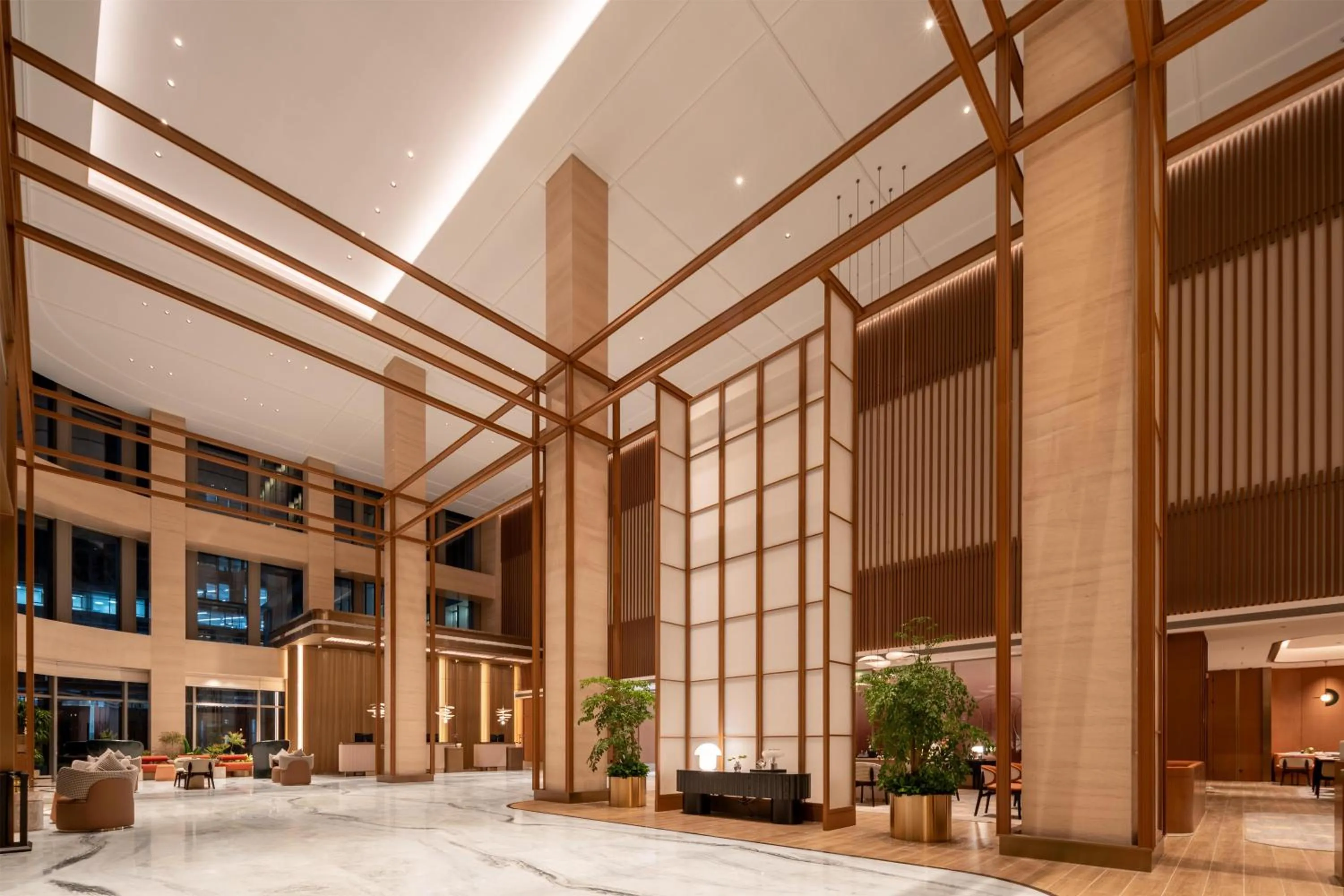 Lobby or reception in Hilton Garden Inn Wuhu Economic Tech Zone