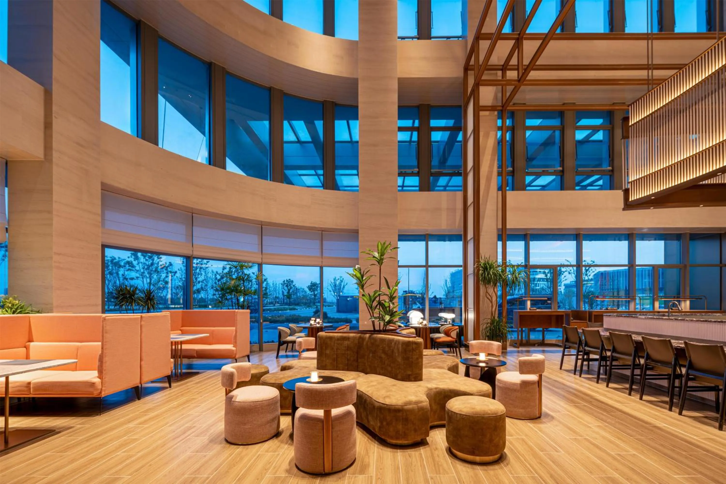 Lobby or reception in Hilton Garden Inn Wuhu Economic Tech Zone