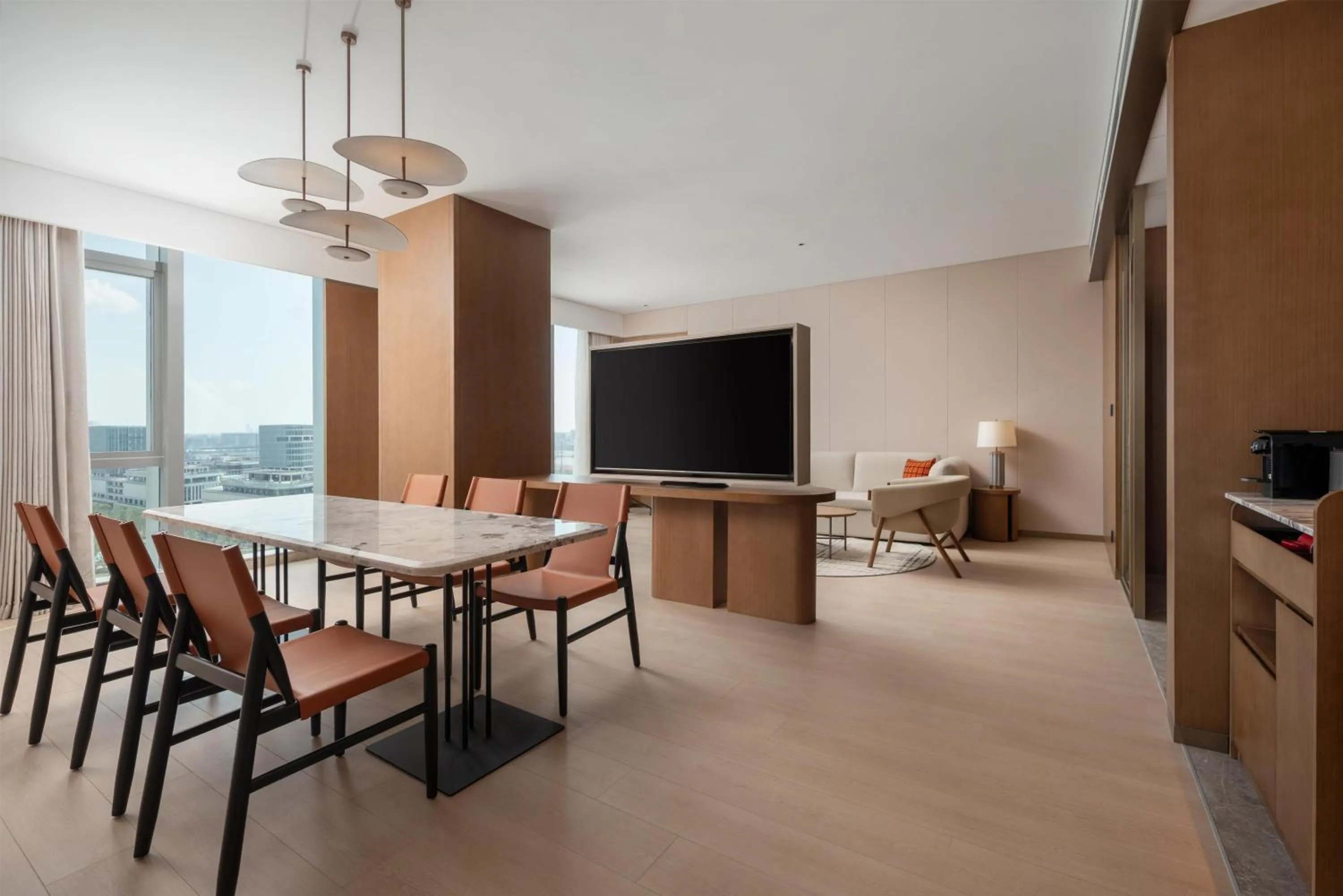 Living room in Hilton Garden Inn Wuhu Economic Tech Zone