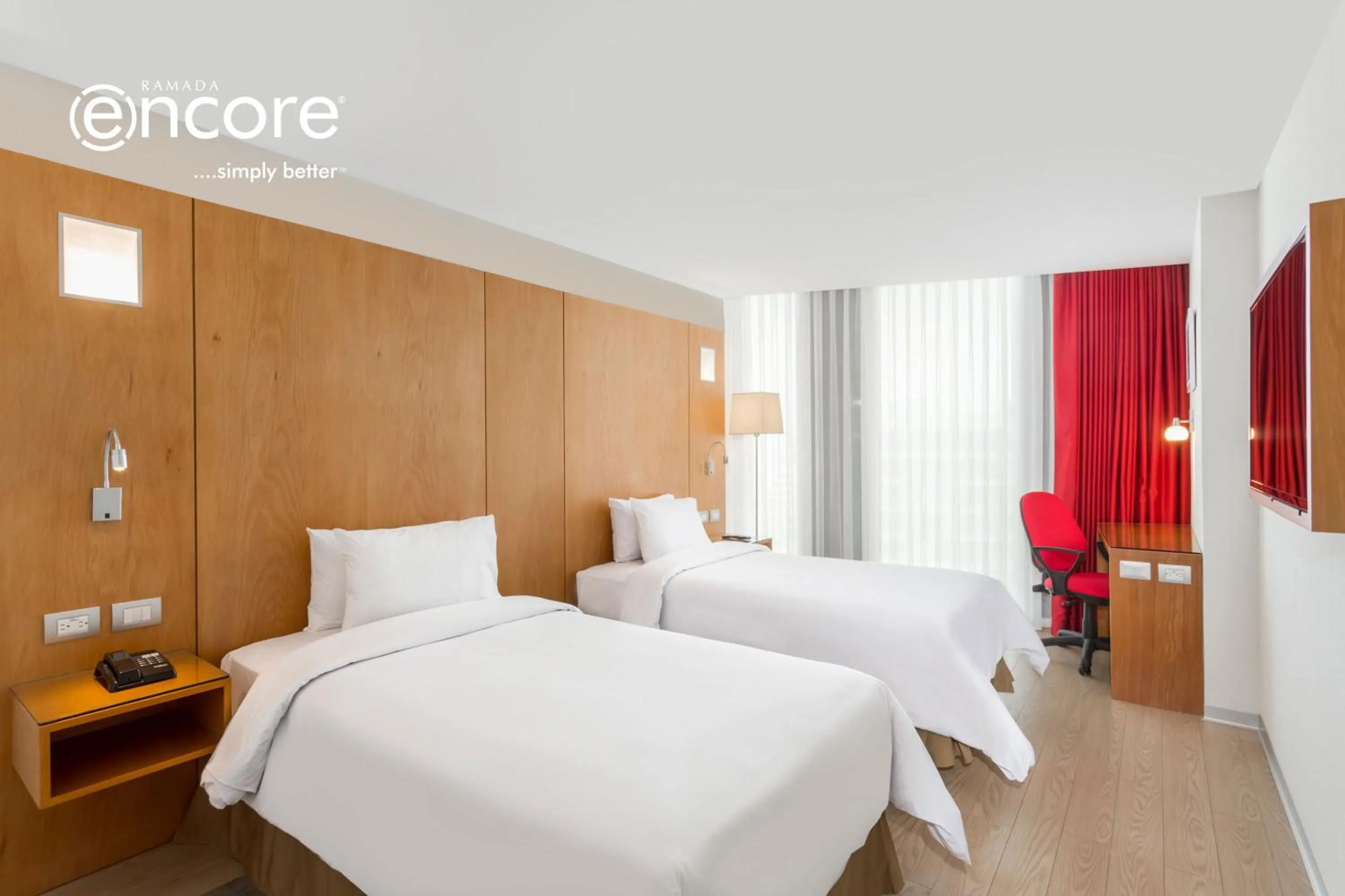 Bedroom, Bed in Ramada Encore by Wyndham Lima San Isidro