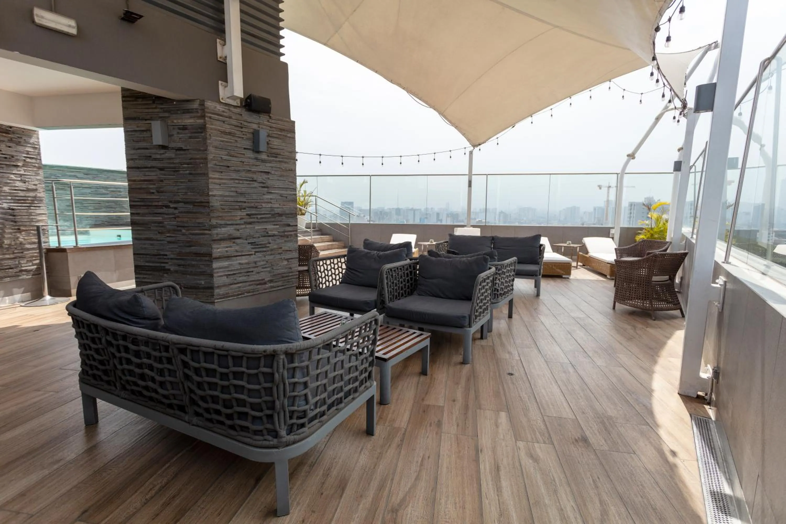 Balcony/Terrace in Ramada Encore by Wyndham Lima San Isidro