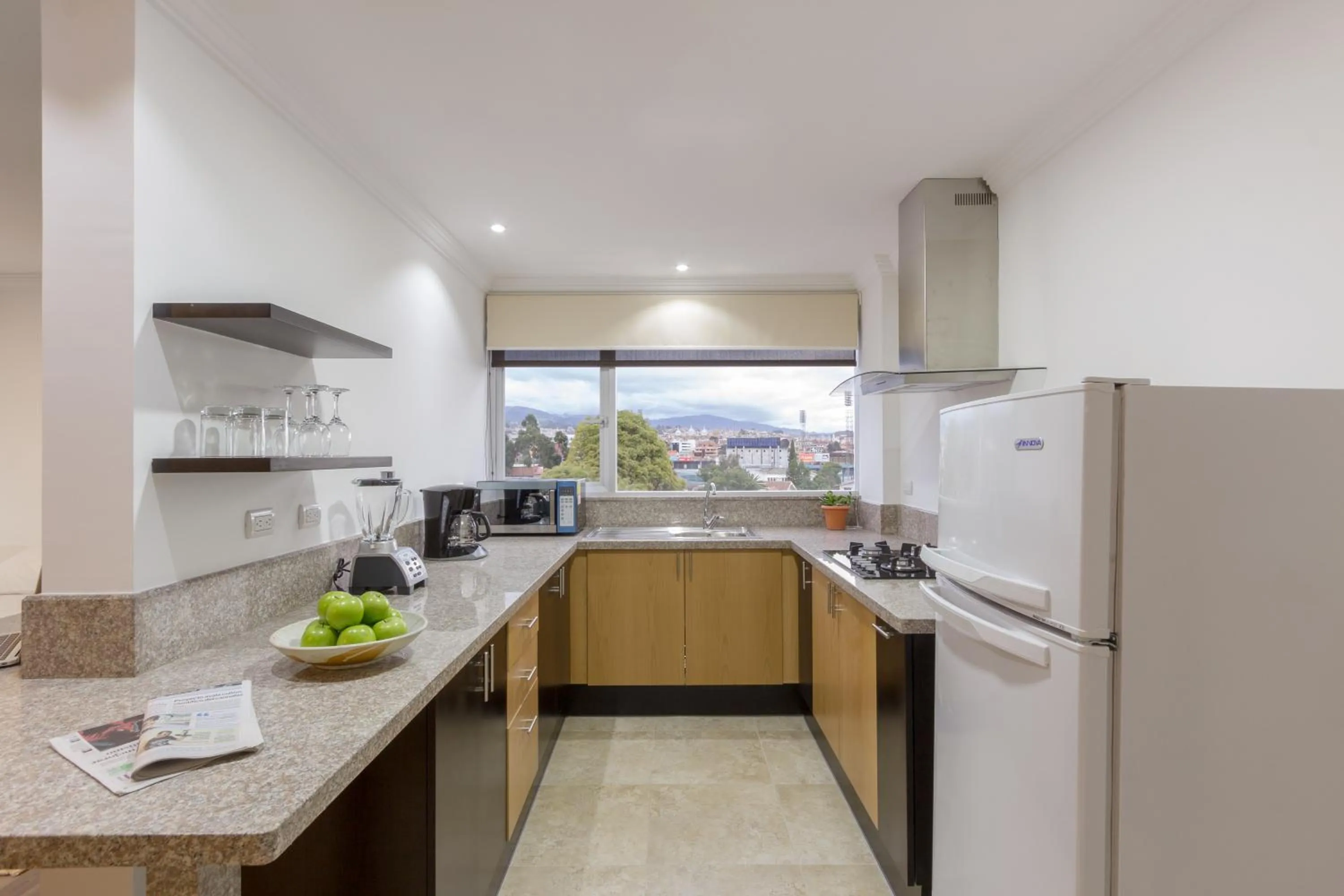 Kitchen or kitchenette in Gaviota Apartments & Suites