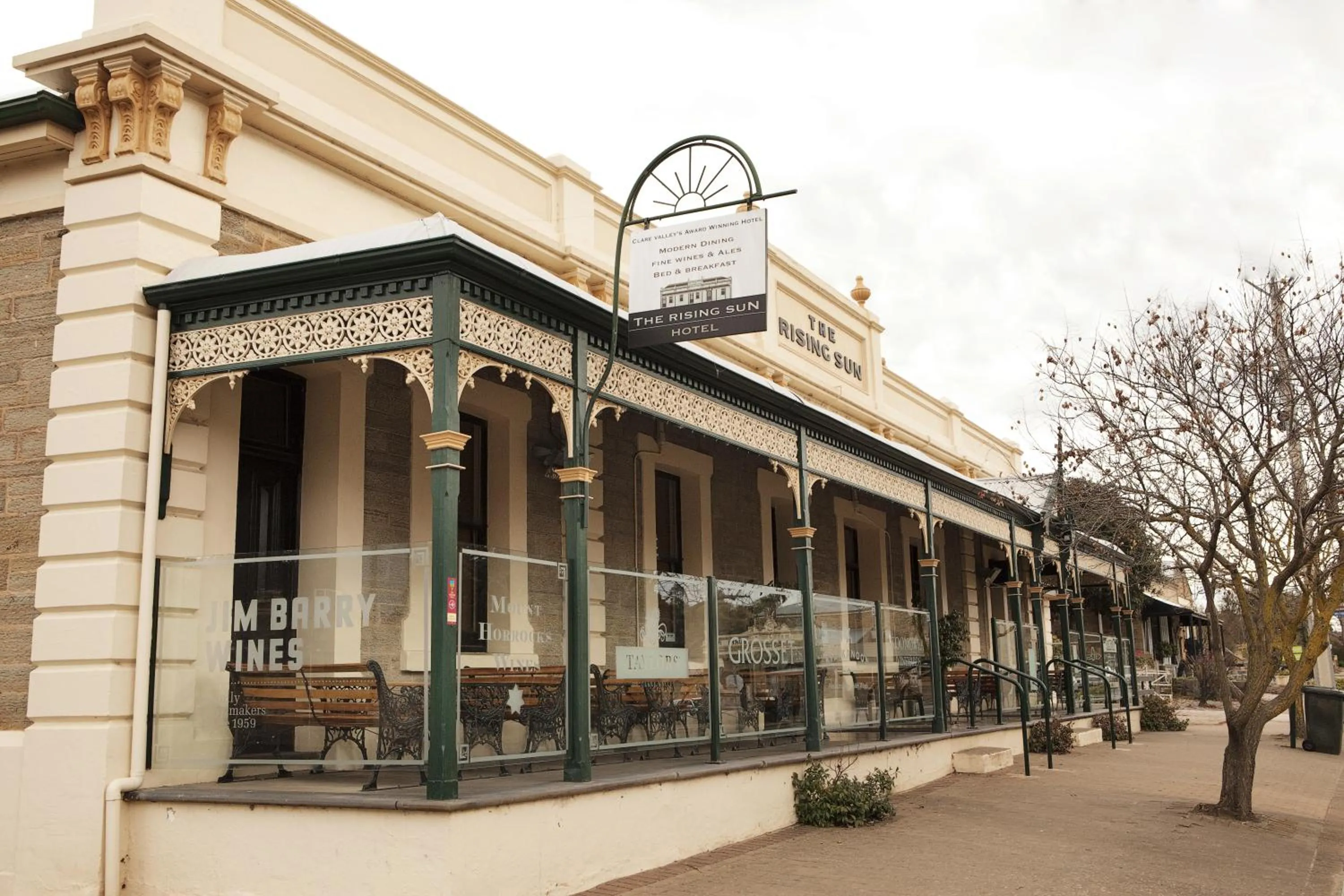 Facade/entrance in The Rising Sun Hotel