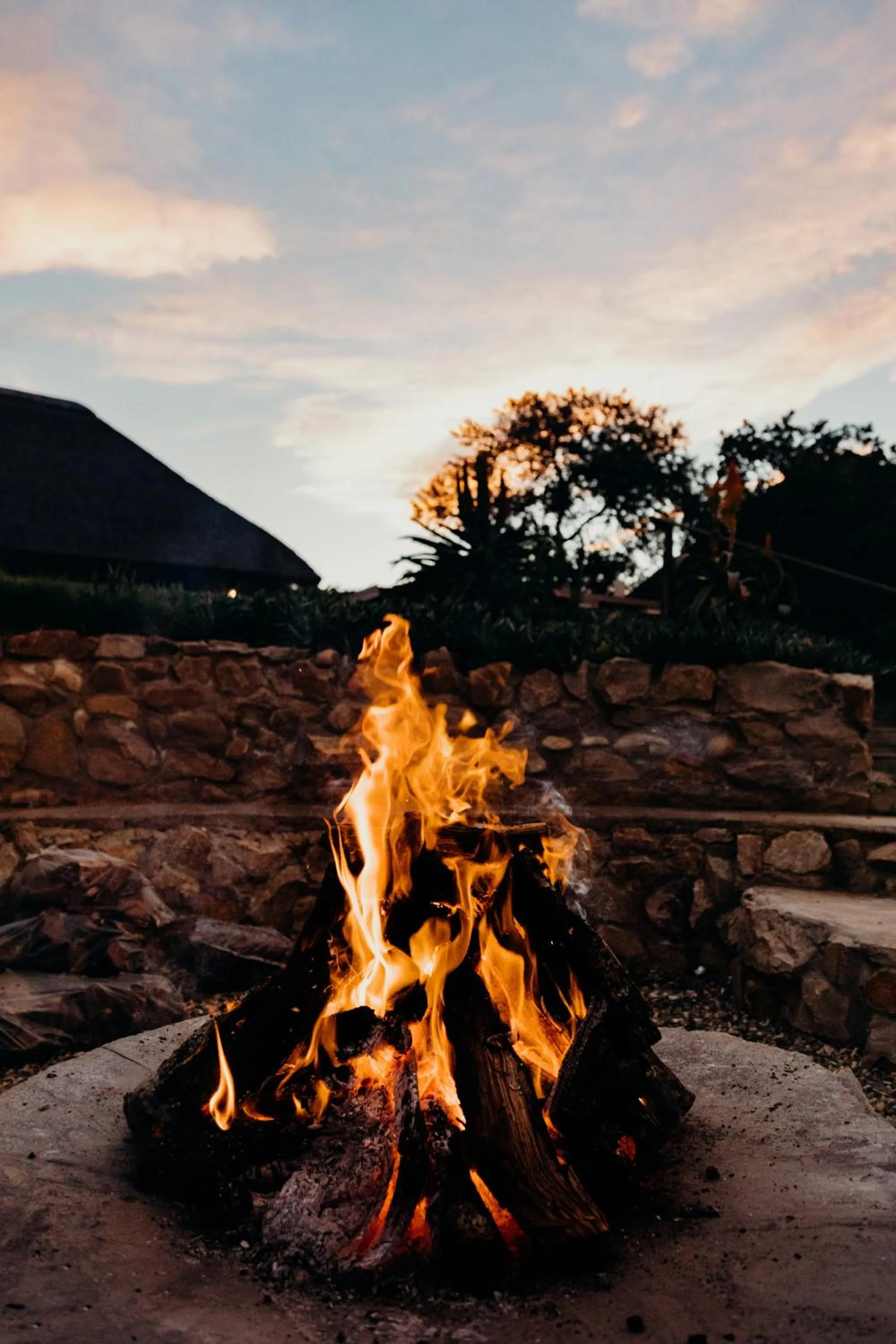 Sunset in Bukela Game Lodge - Amakhala Game Reserve