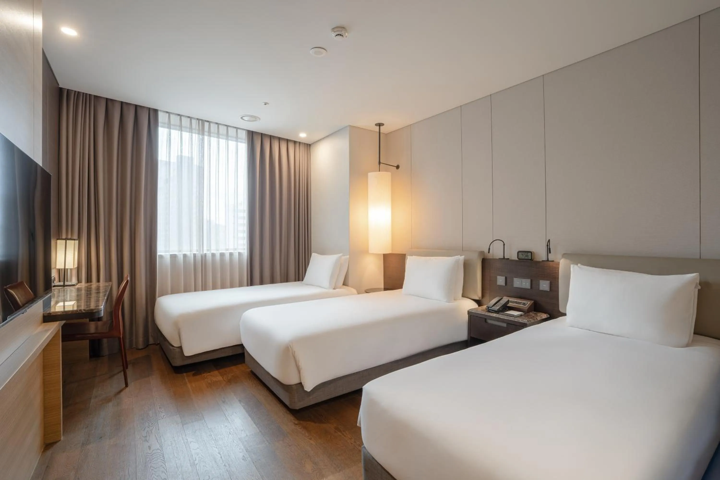 Bedroom, Bed in Crown Park Hotel Seoul Myeongdong