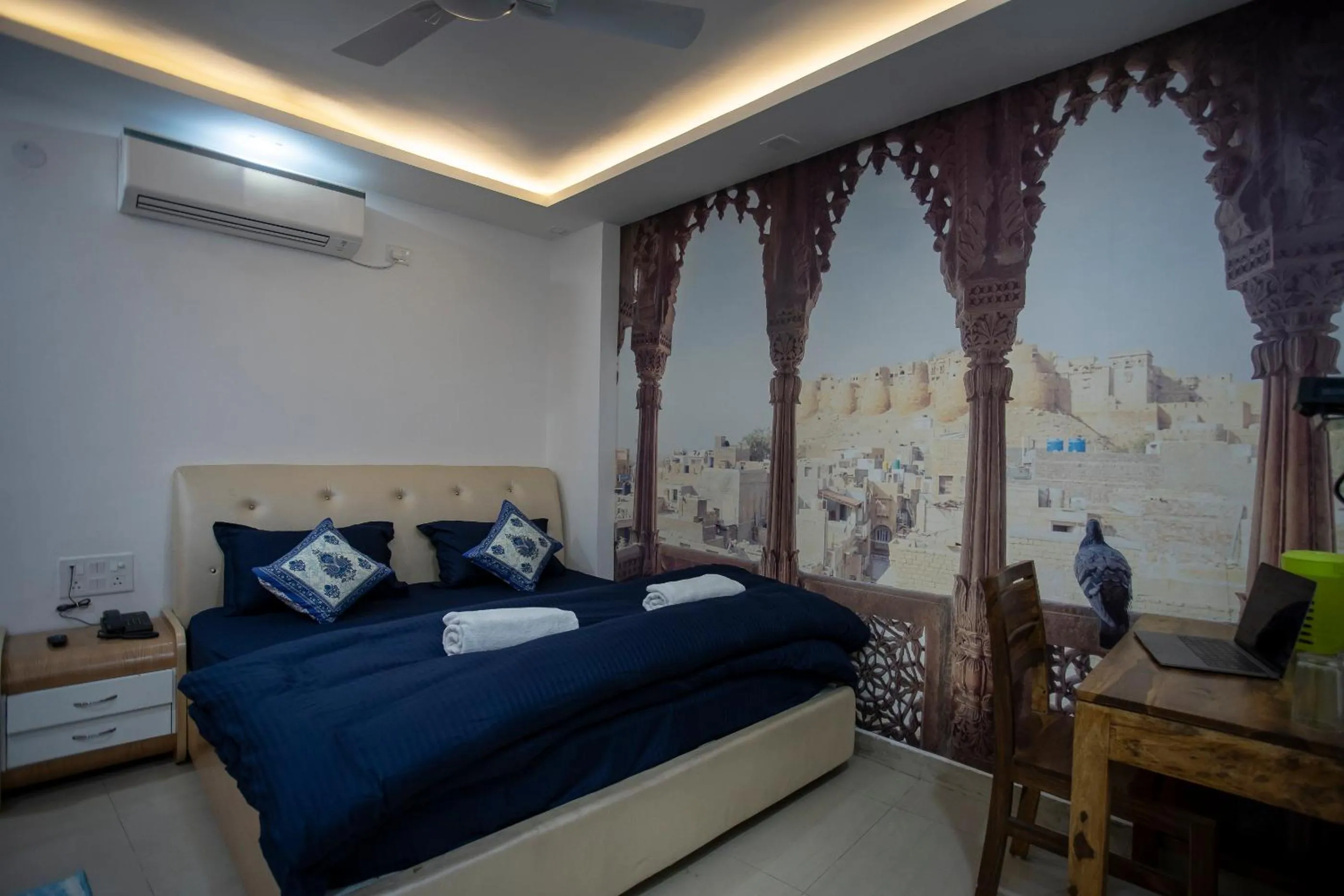 Photo of the whole room, Bed in Hotel Yes Boss International- Awarded Best Hotel 2025 in Budget Category