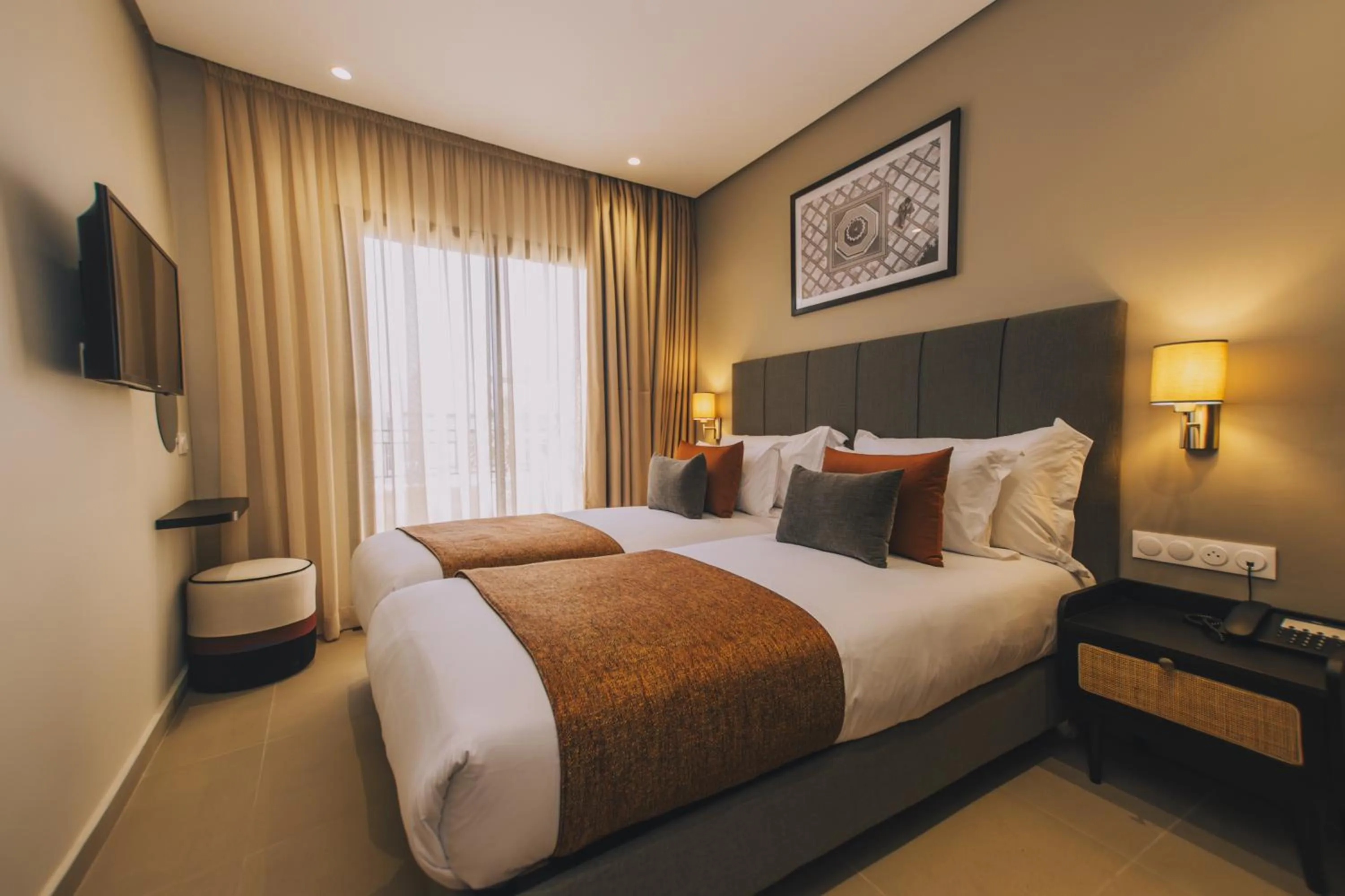 Bed in Dally Apart Hotel