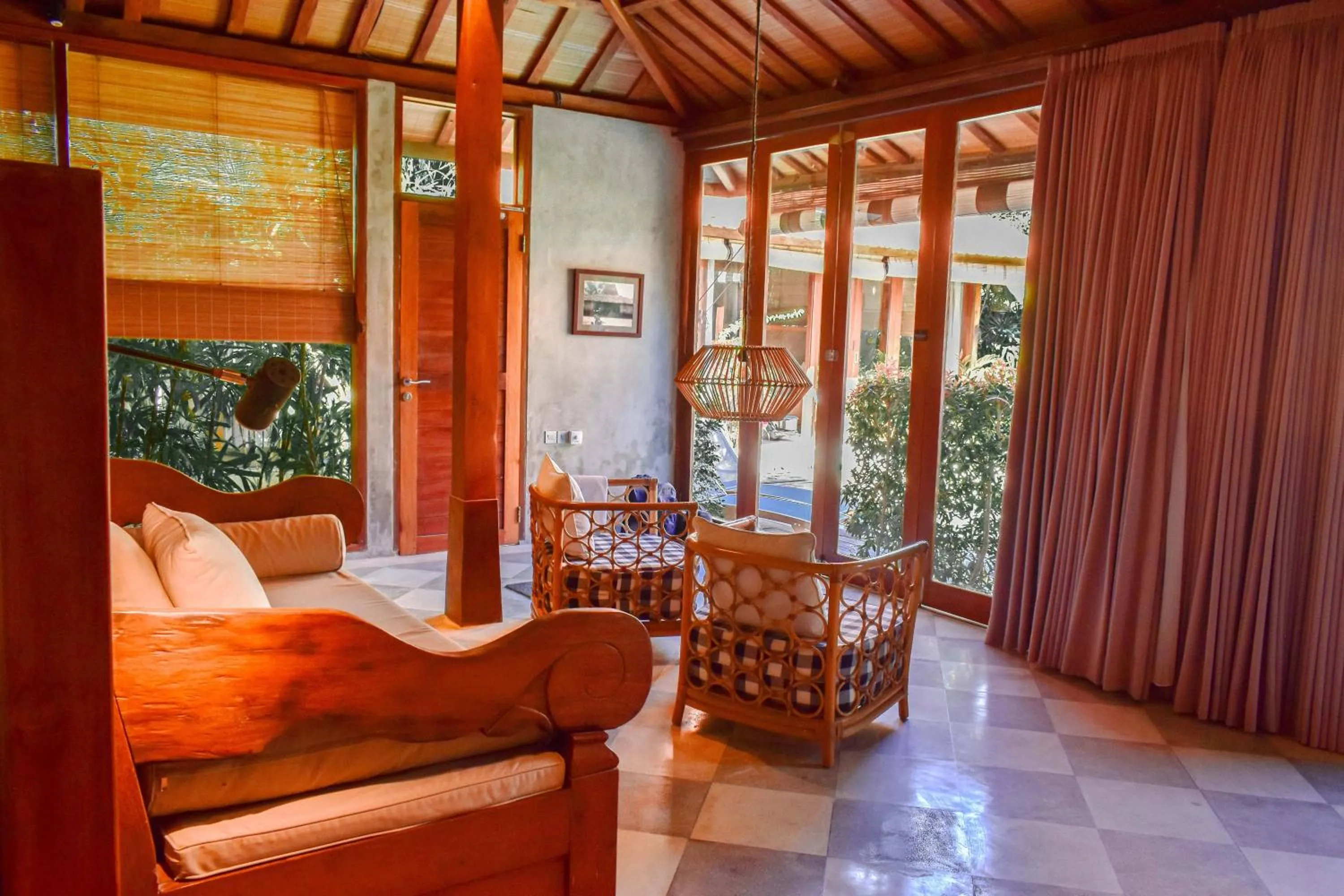 Seating area in ZIN Berawa Villas & Bungalows