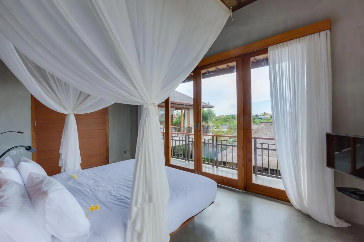 Bed in ZIN Berawa Villas & Bungalows