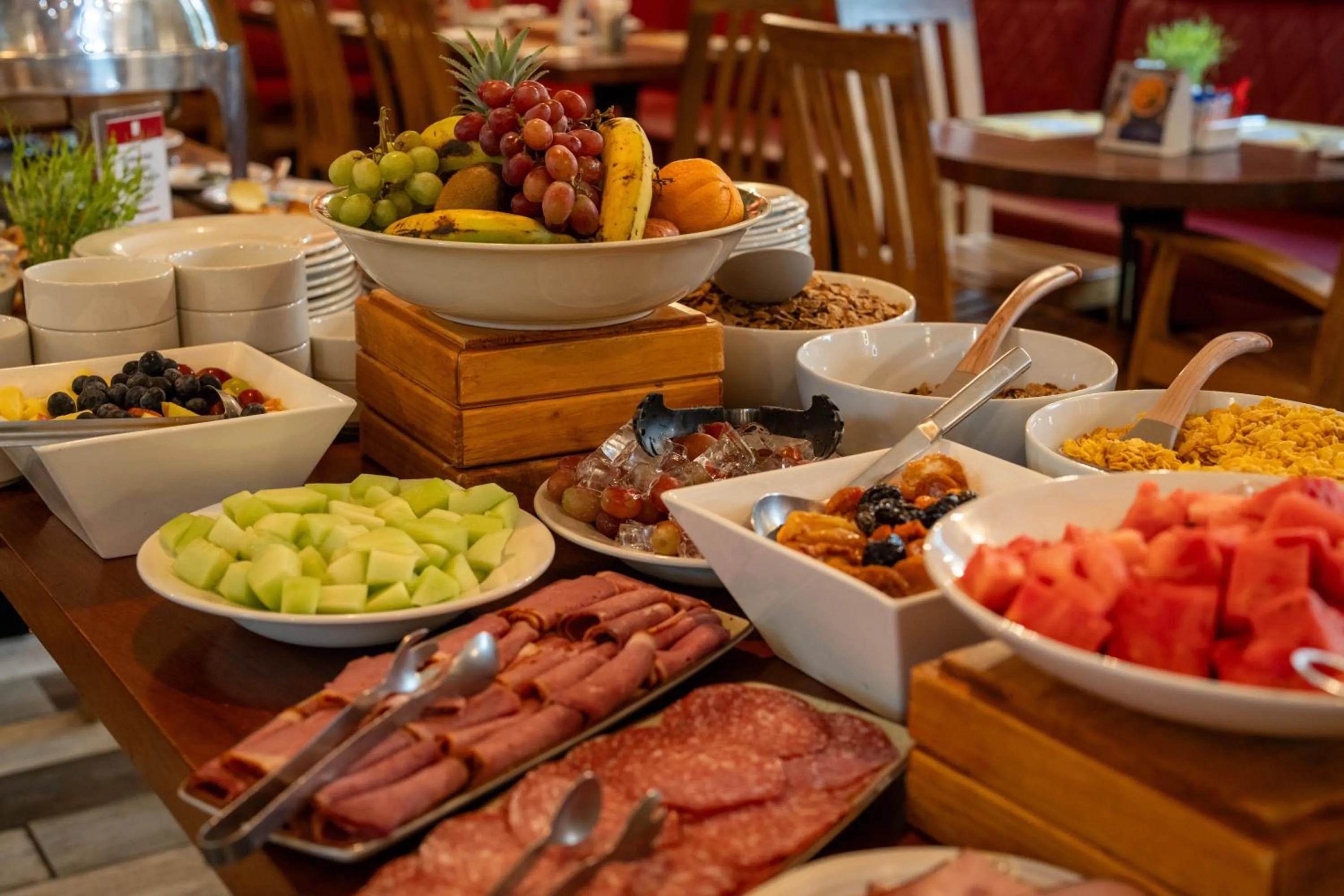 Continental breakfast in The Stellenbosch Hotel